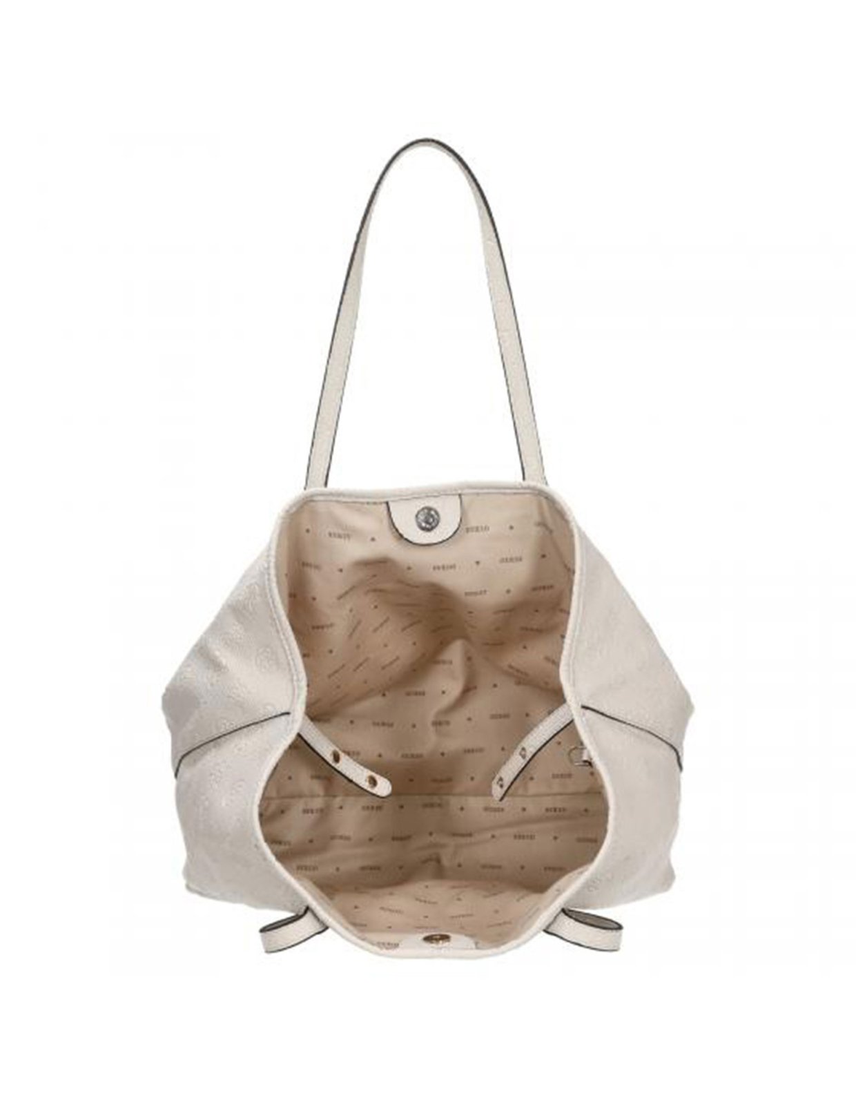 Guess Vikky II large 2 in1 shopper bag stone logo