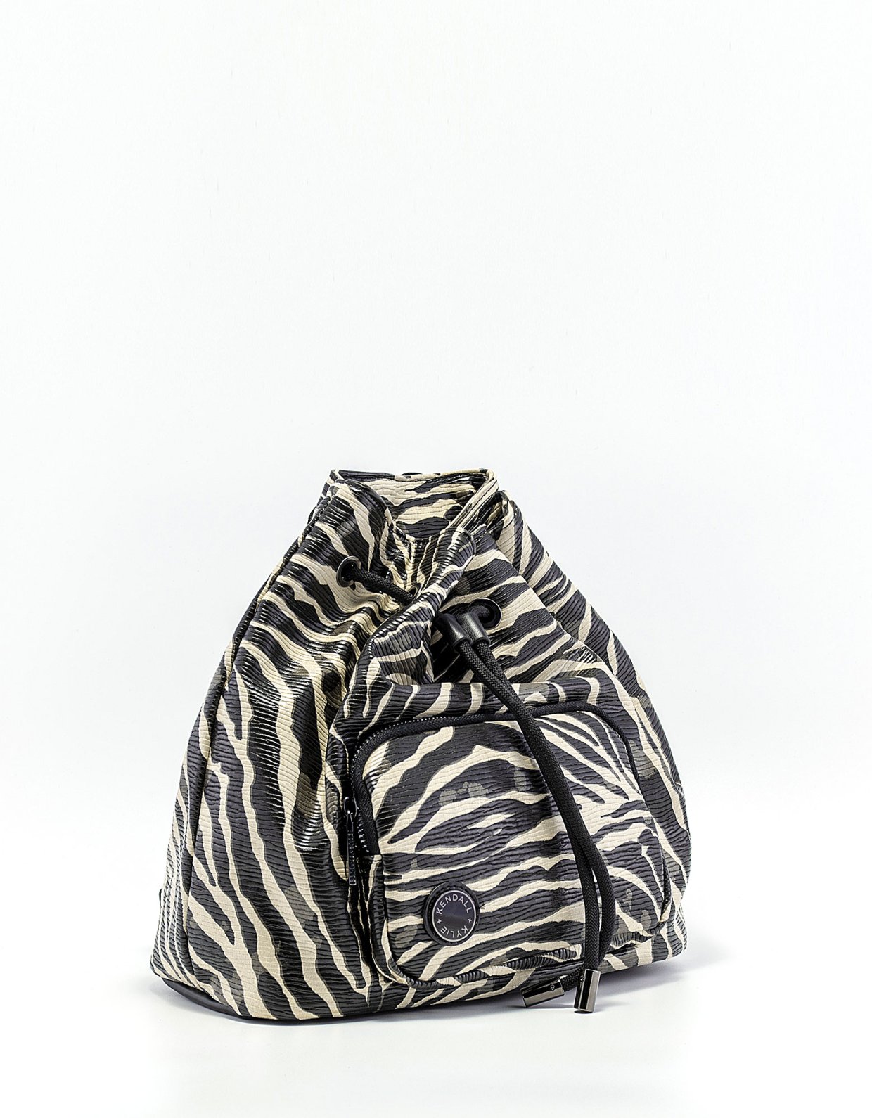 Kendall + Kylie Ariana medium backpack zebra mix