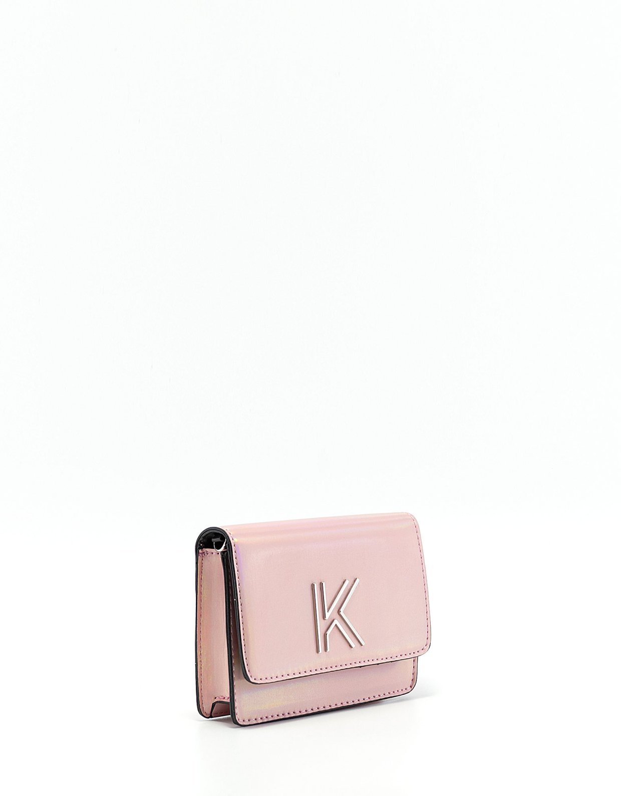 Kendall + Kylie Arya crossbody pink iridescent