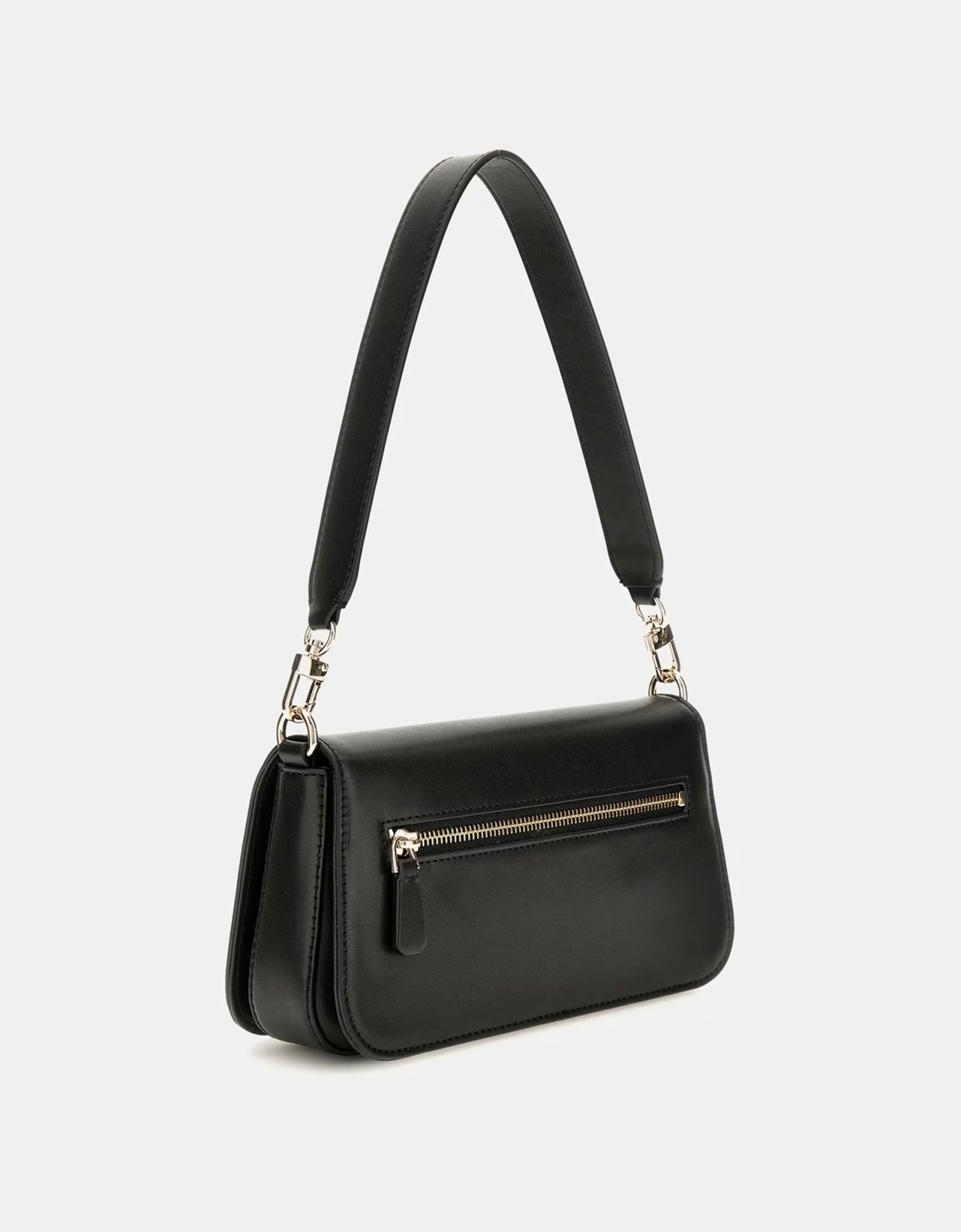 Guess Eco mietta flap shoulder bag black