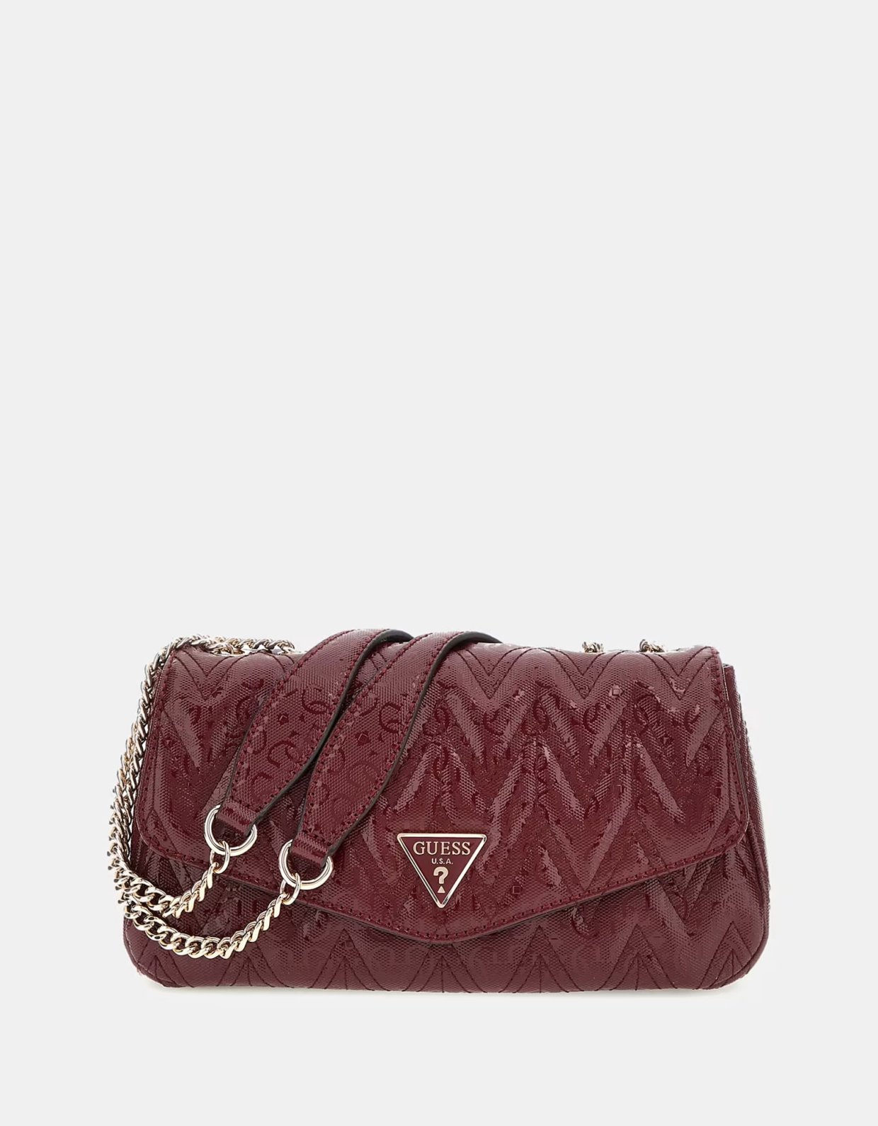 Guess Adelardcrossbody bag burgundy