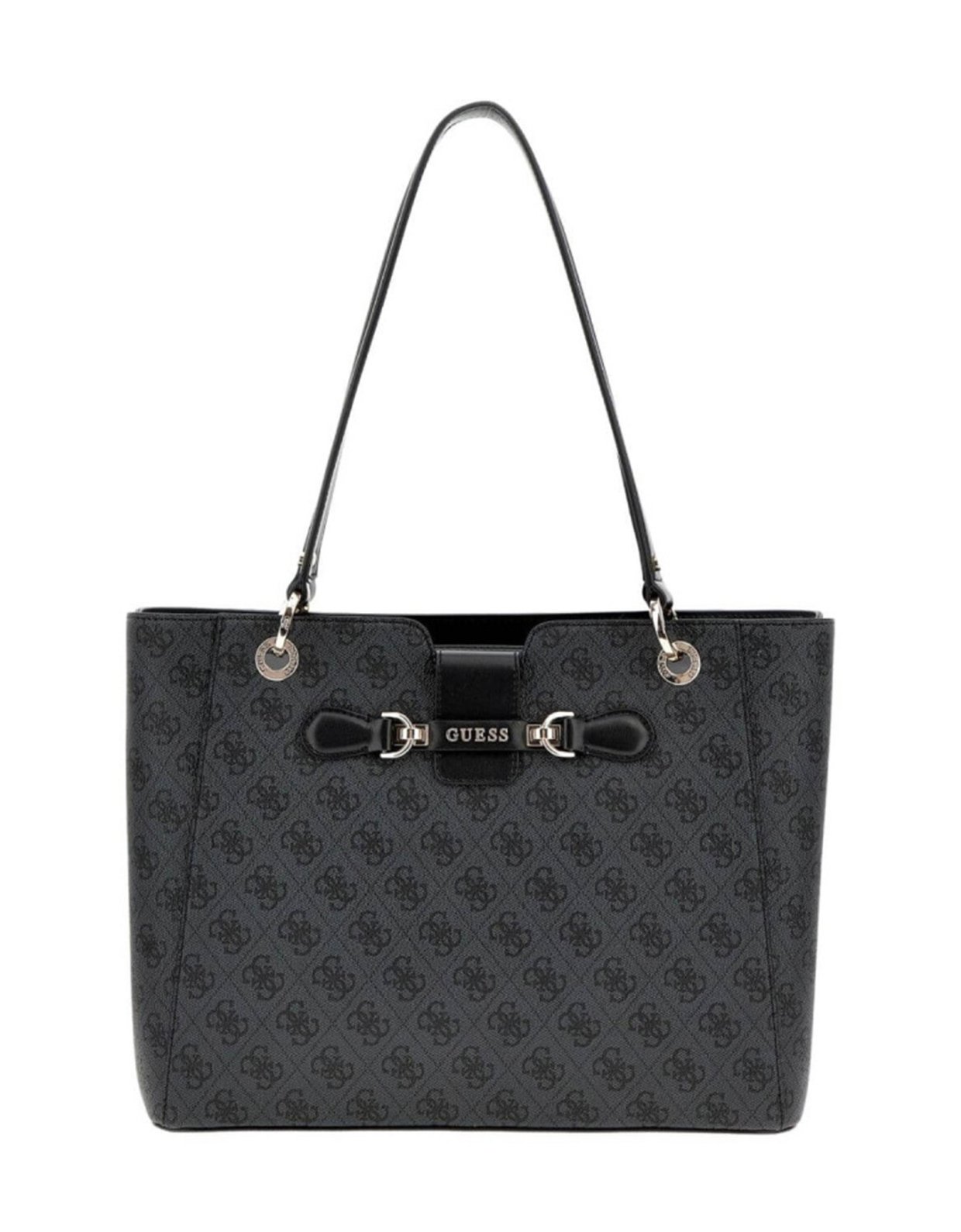 Guess Nolana noel tote bag coal logo