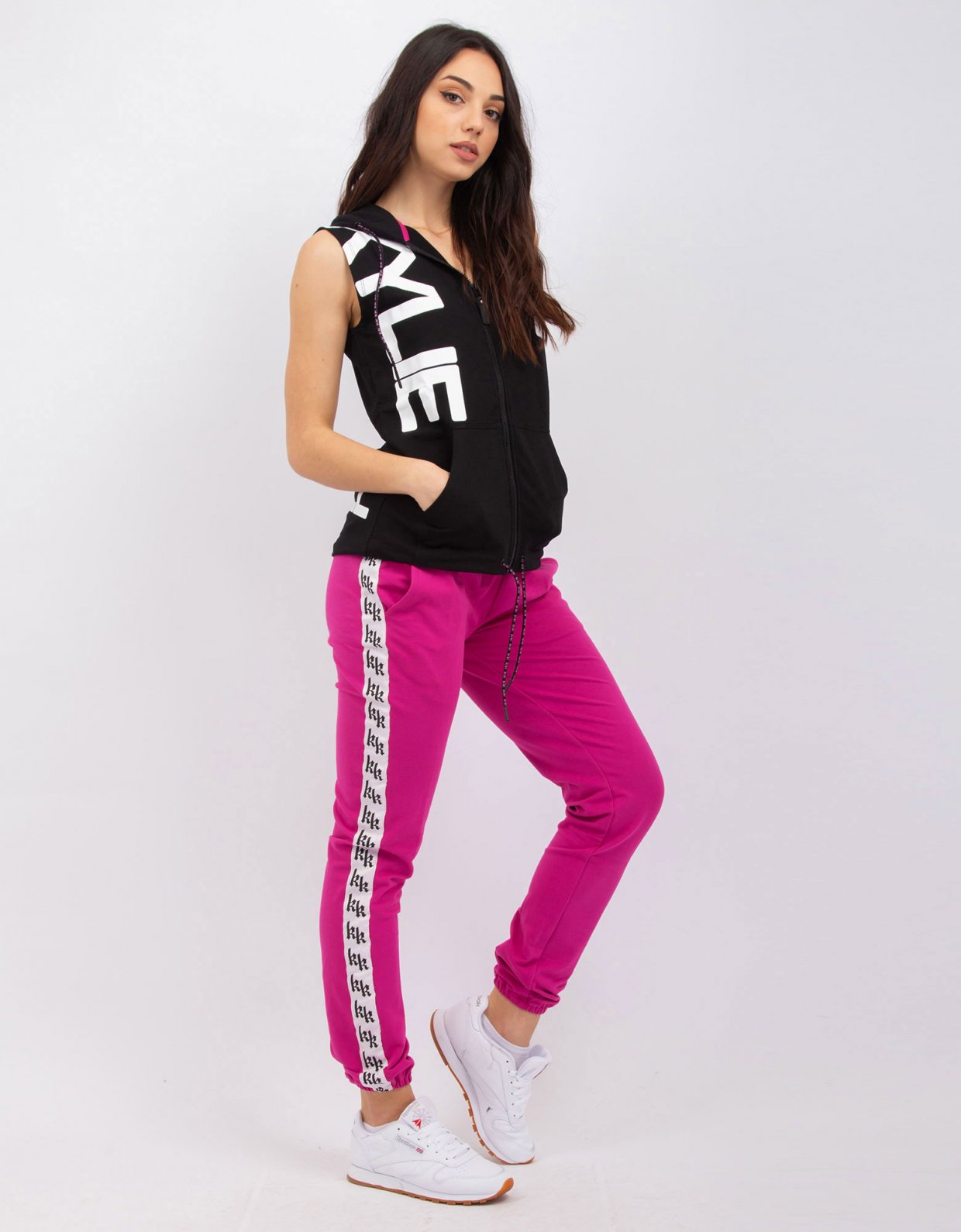 Kendall + Kylie Fuchsia sweatpants