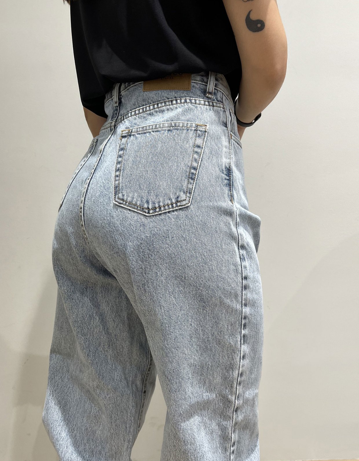Sac & CO Jeans Lima slouchy light blue denim pants