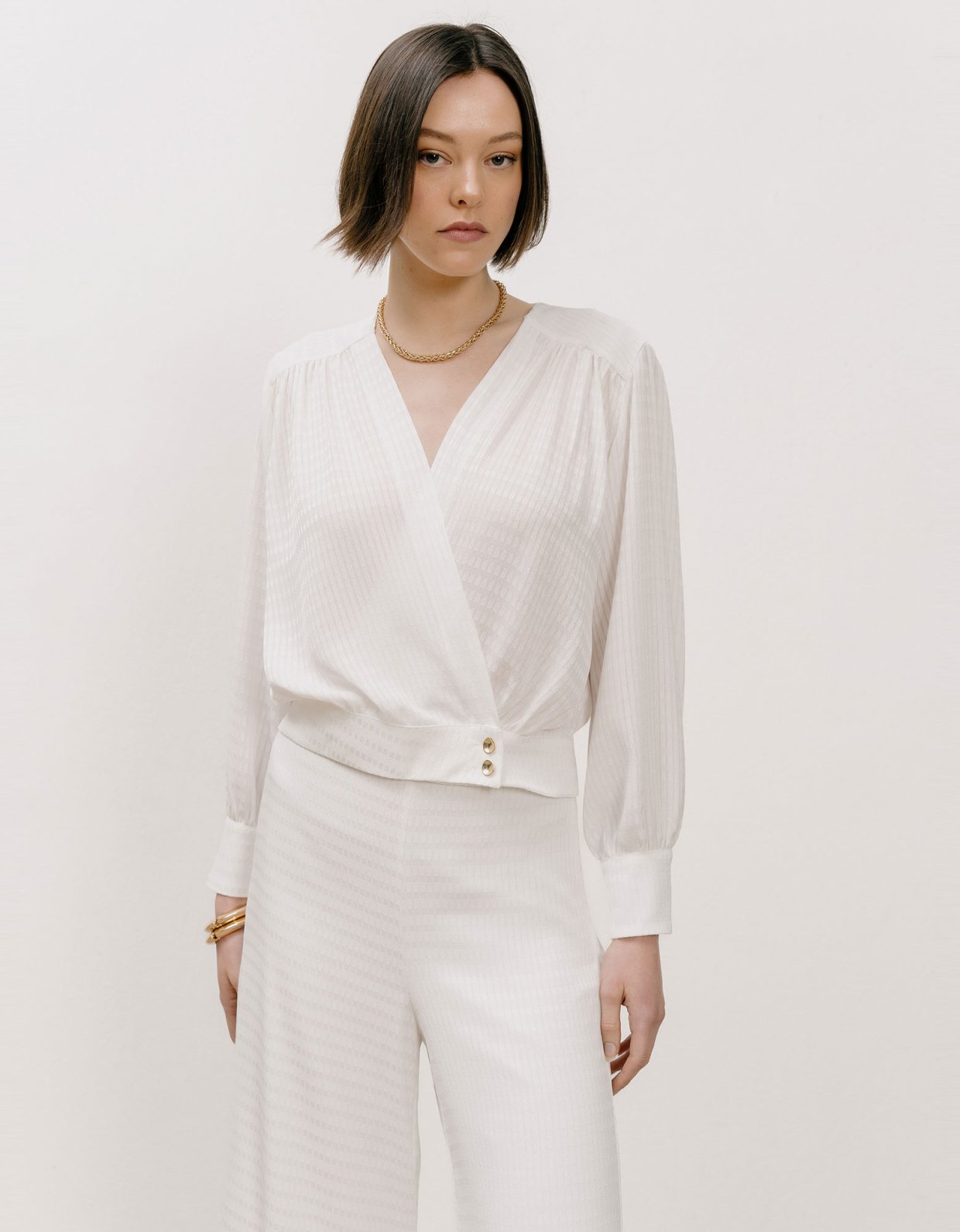 Georgia Sini Dawn trousers off white