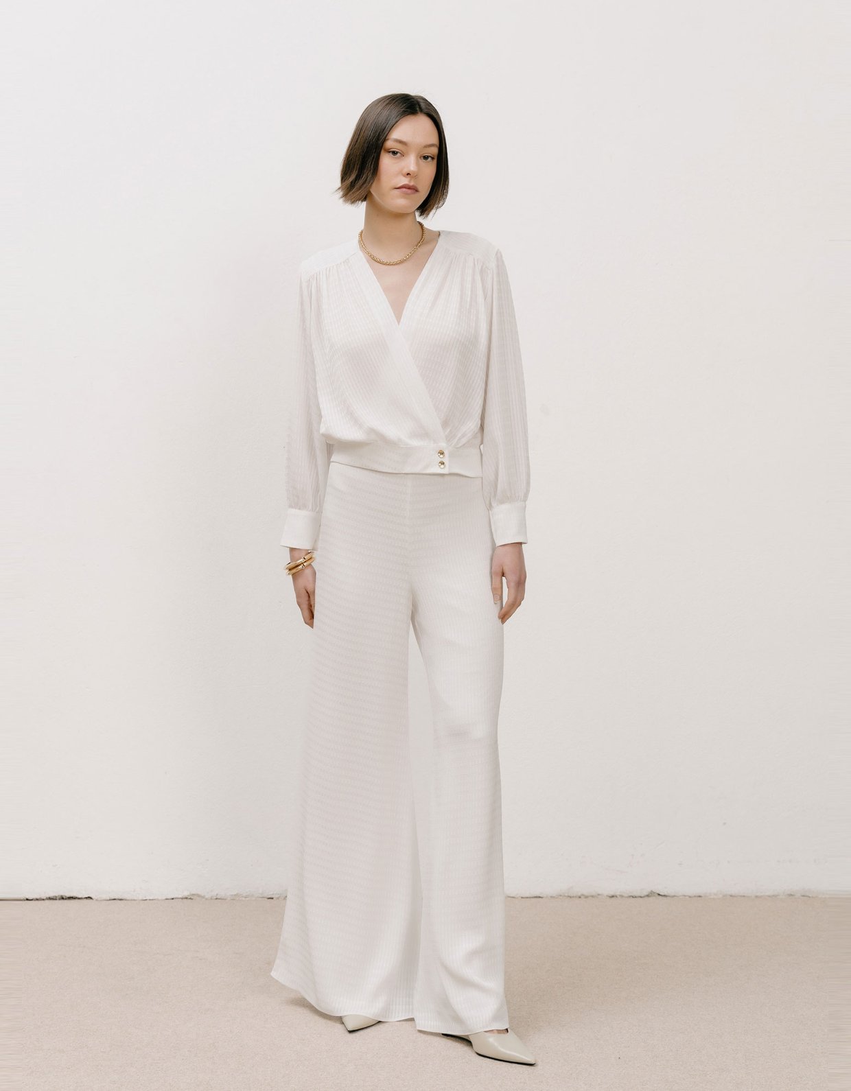 Georgia Sini Dawn shirt off white