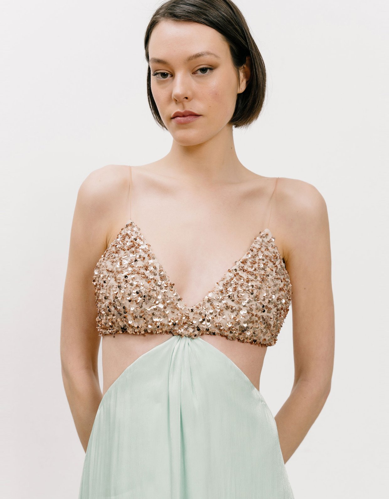 Georgia Sini Luce cut out dress