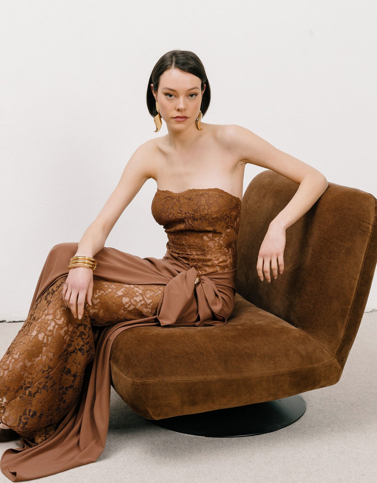 Georgia Sini Breath dress brown