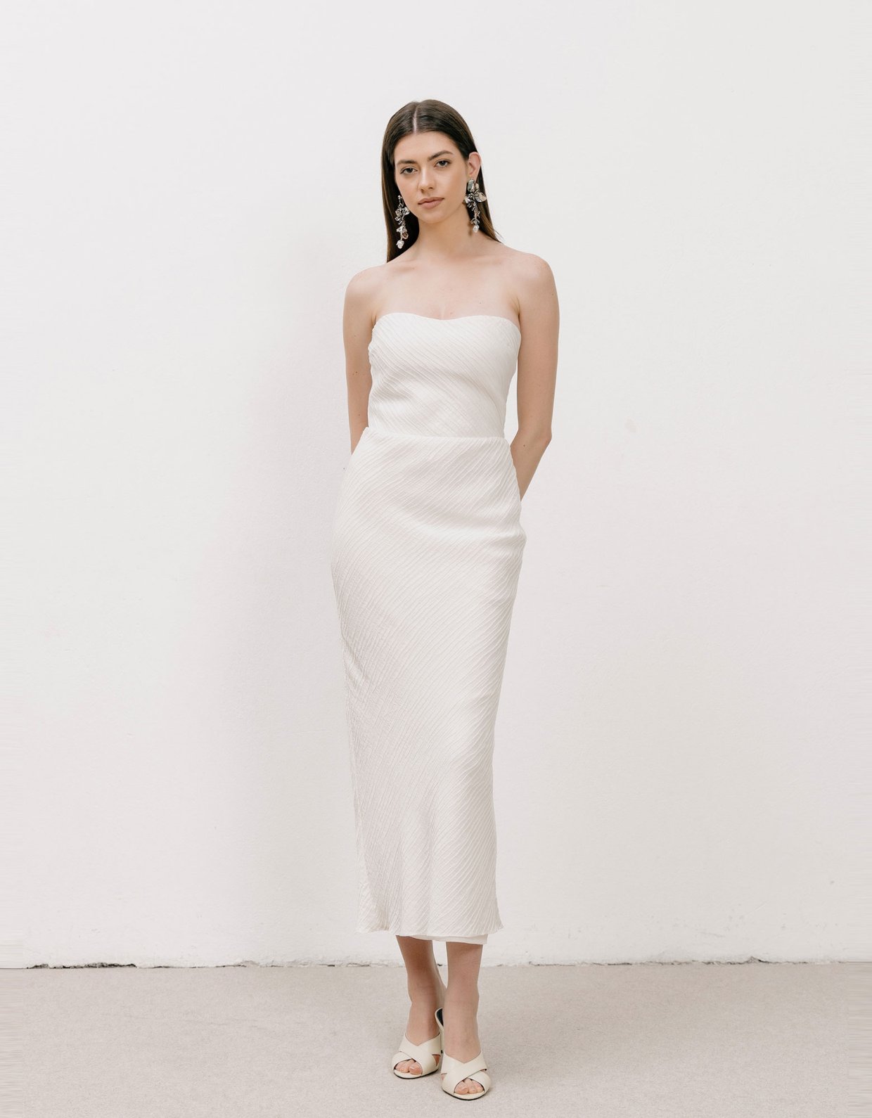 Georgia Sini Halo dress off white