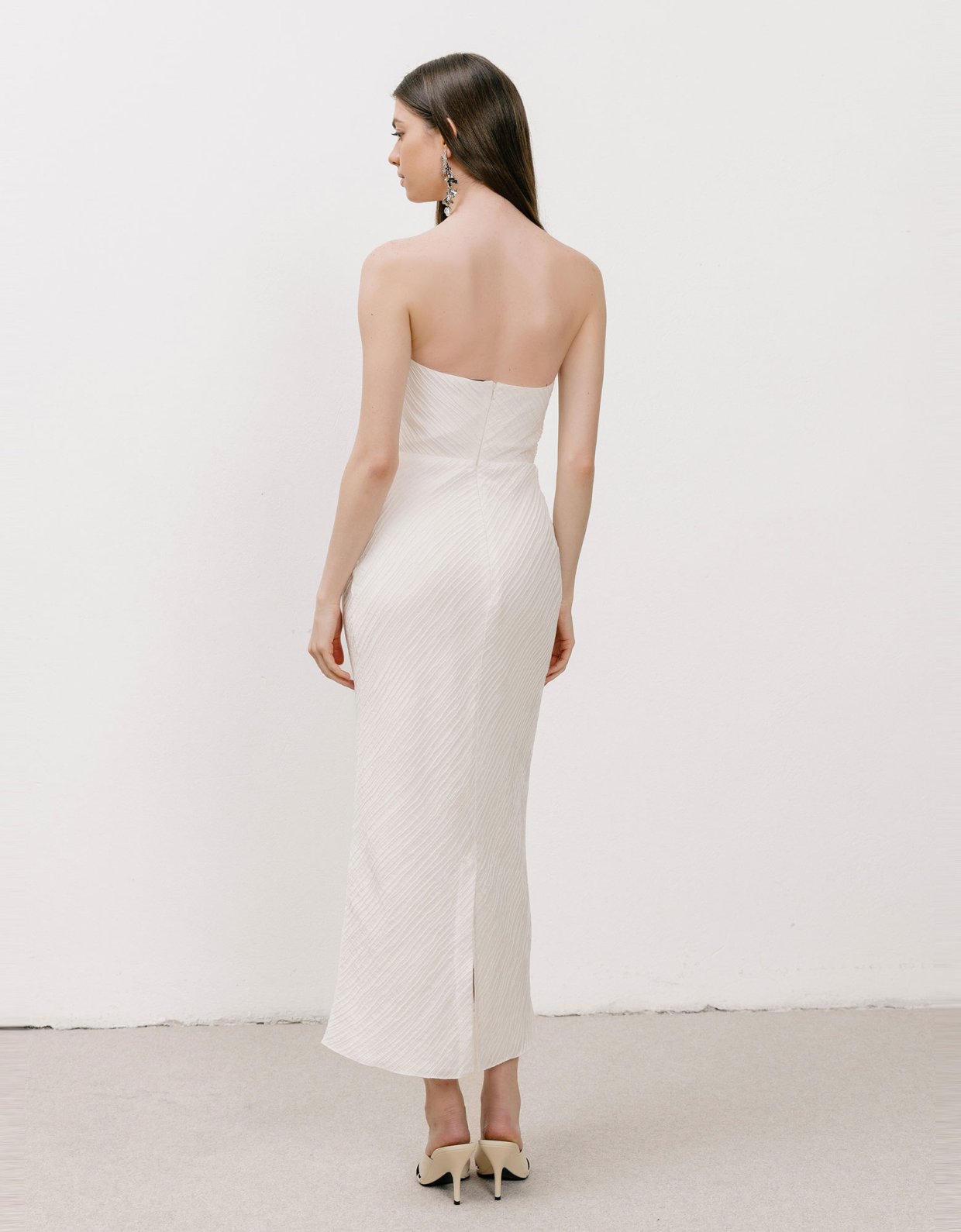 Georgia Sini Halo dress off white