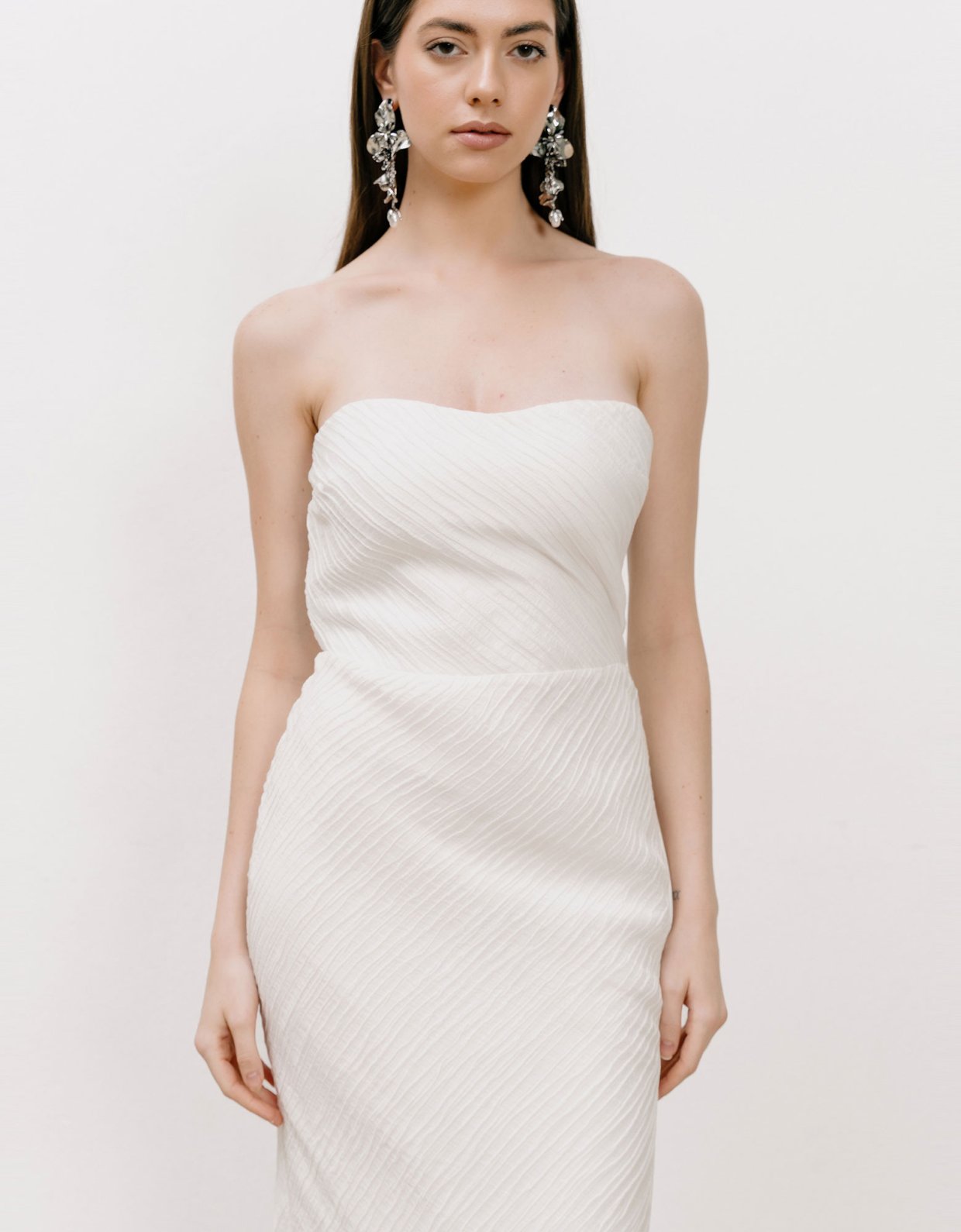 Georgia Sini Halo dress off white