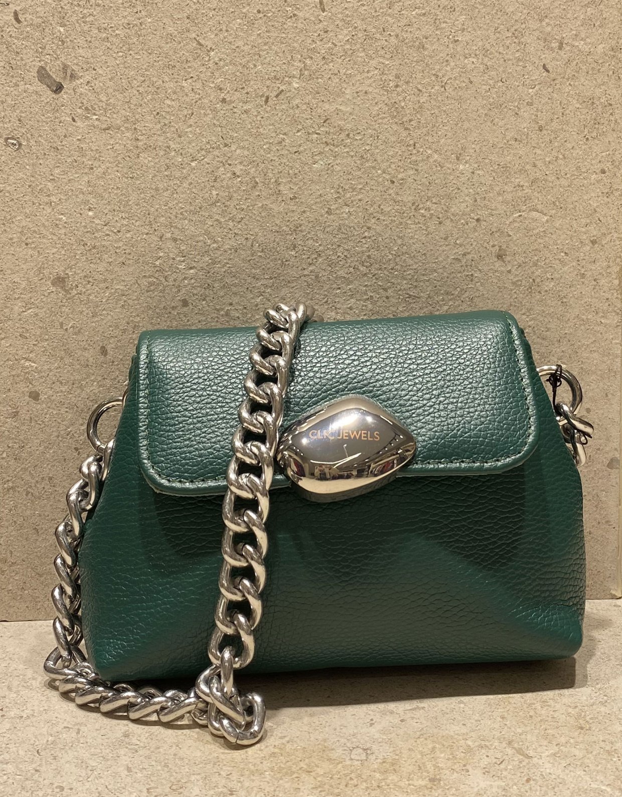 Clic Jewels Maya mini bag dark green dolaro