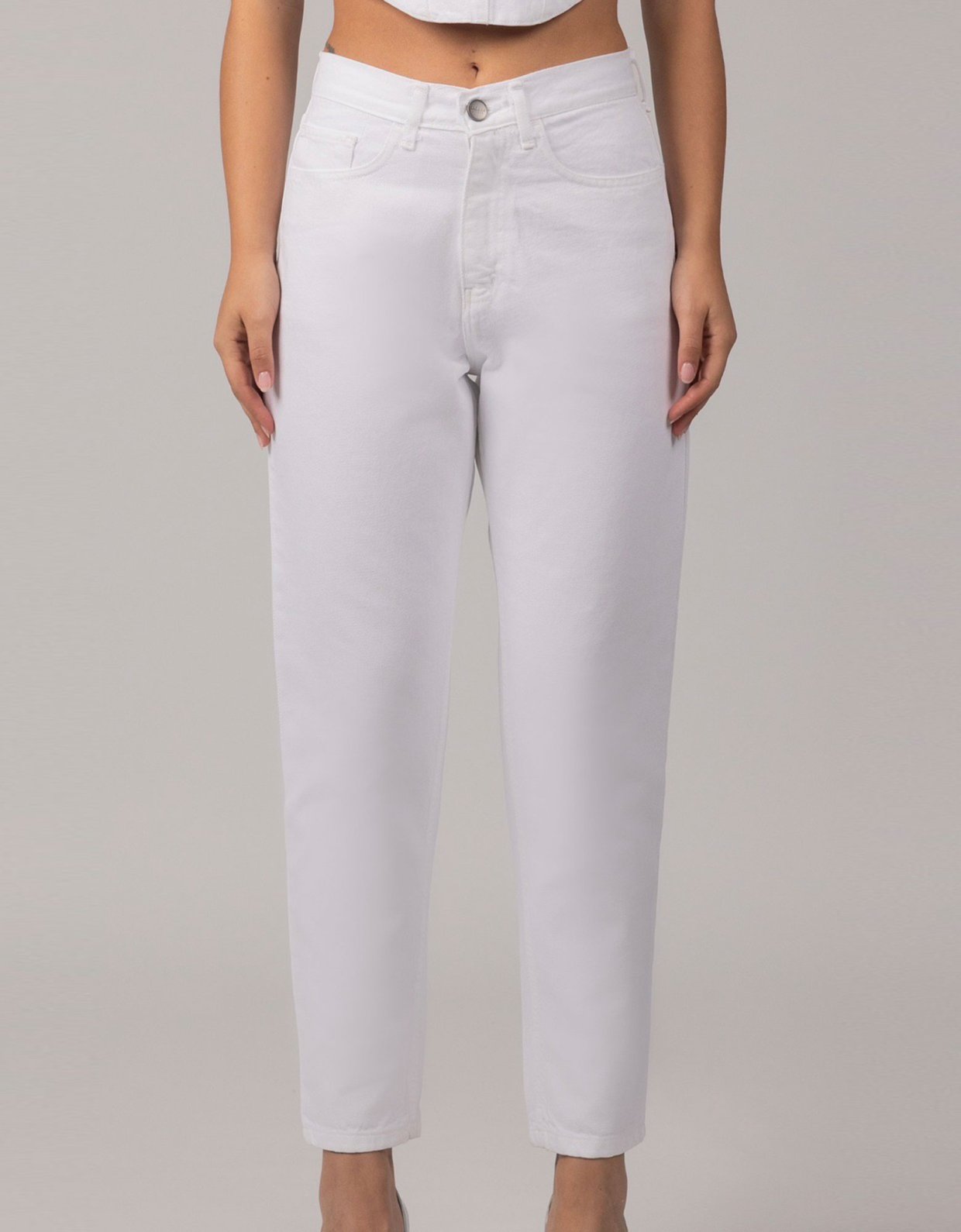 Sac & CO Jeans Angela regular fit white denim
