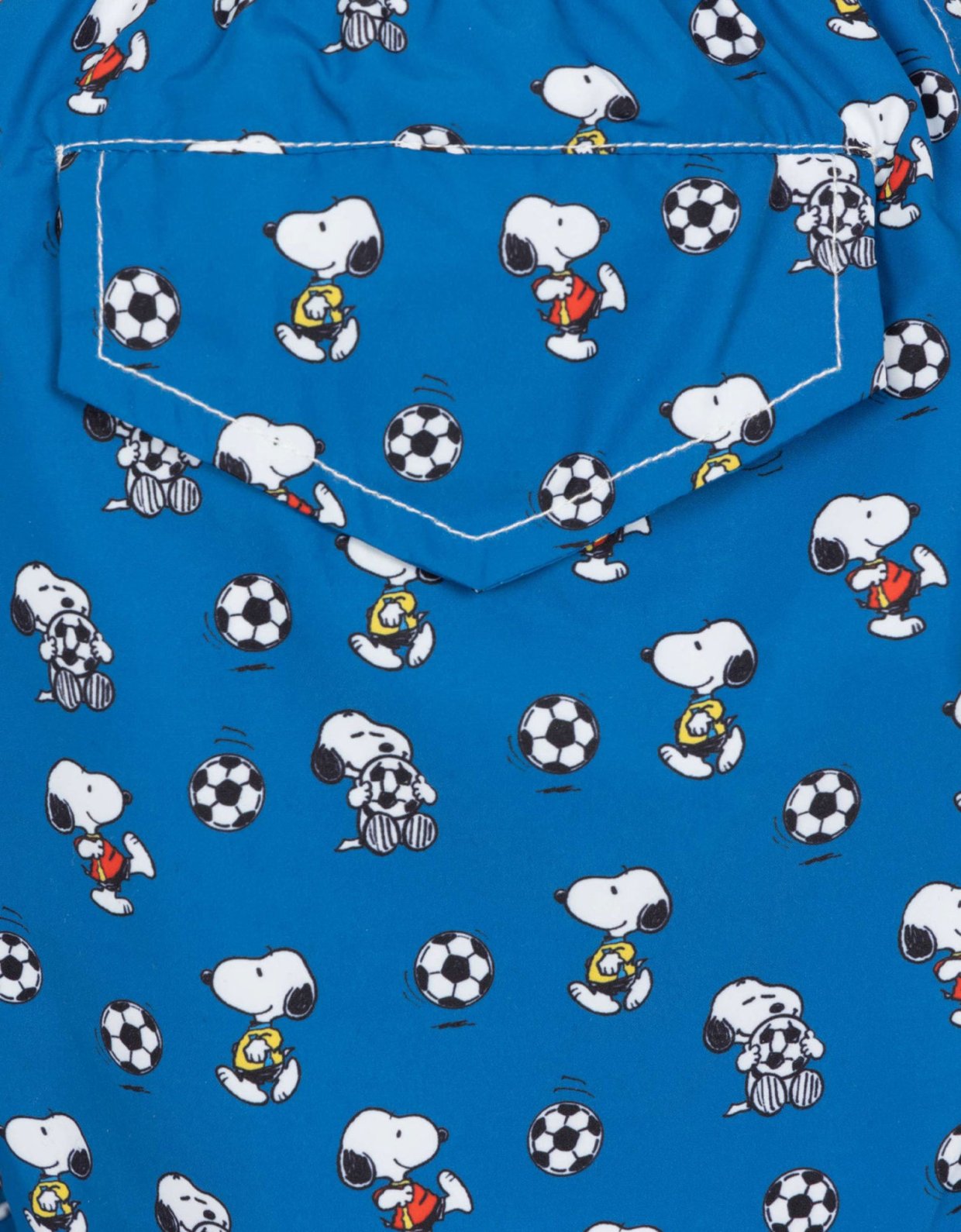 MC2 Saint Barth Jean lighting lightweight fabric swim shorts with Snoopy print