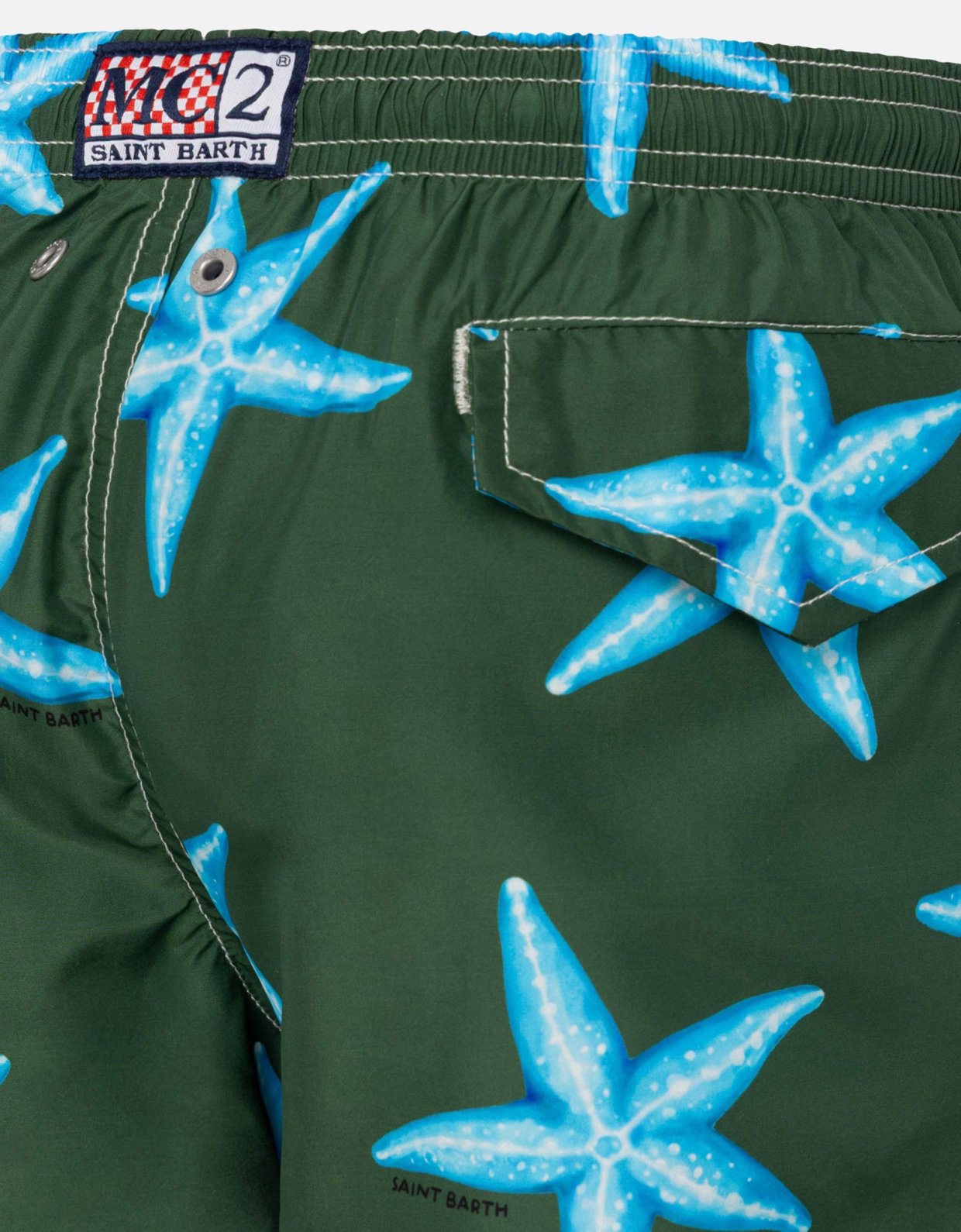 MC2 Saint Barth Jean lighting lightweight fabric swim shorts with starfish  print