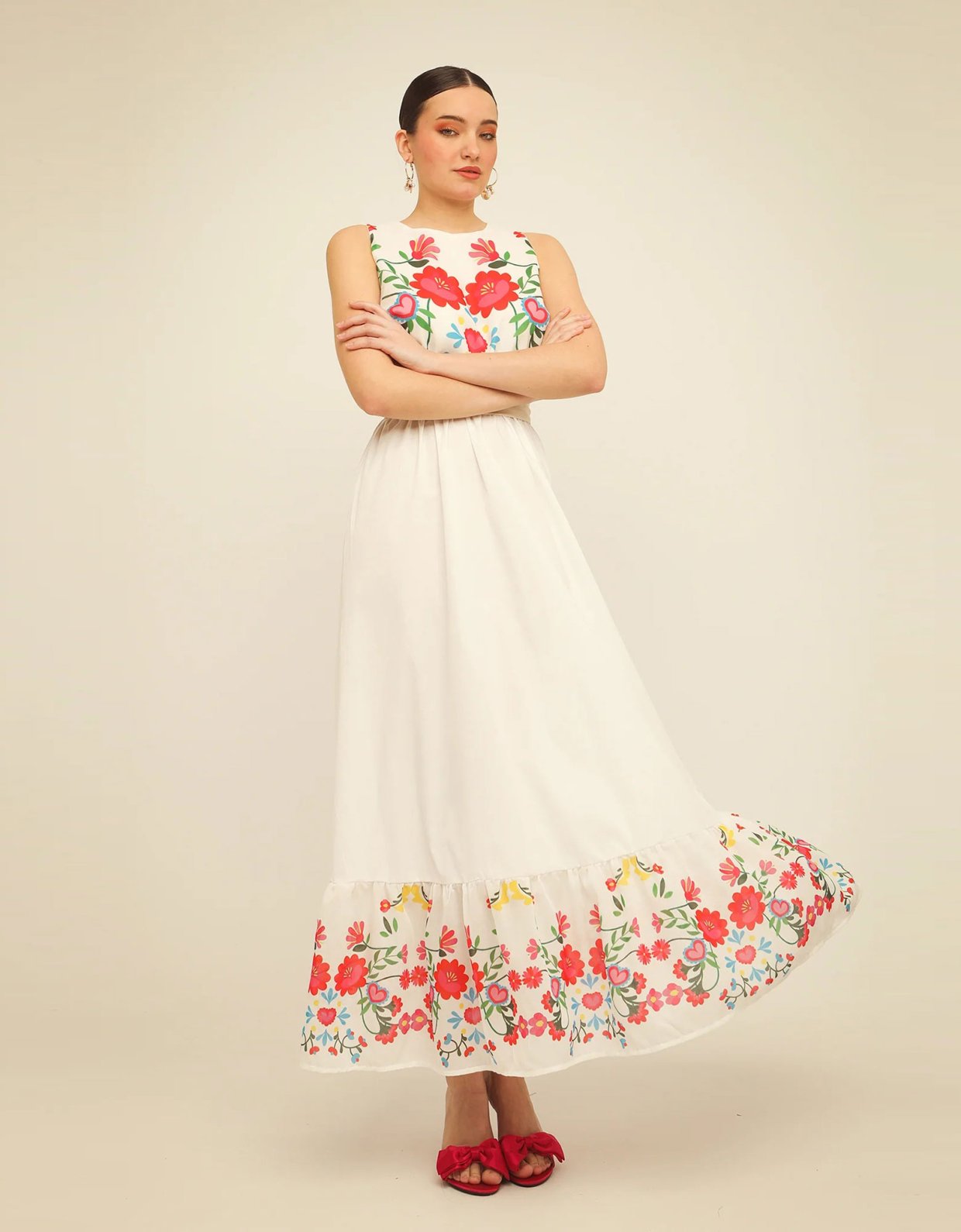 Bee Me Karmen white dress