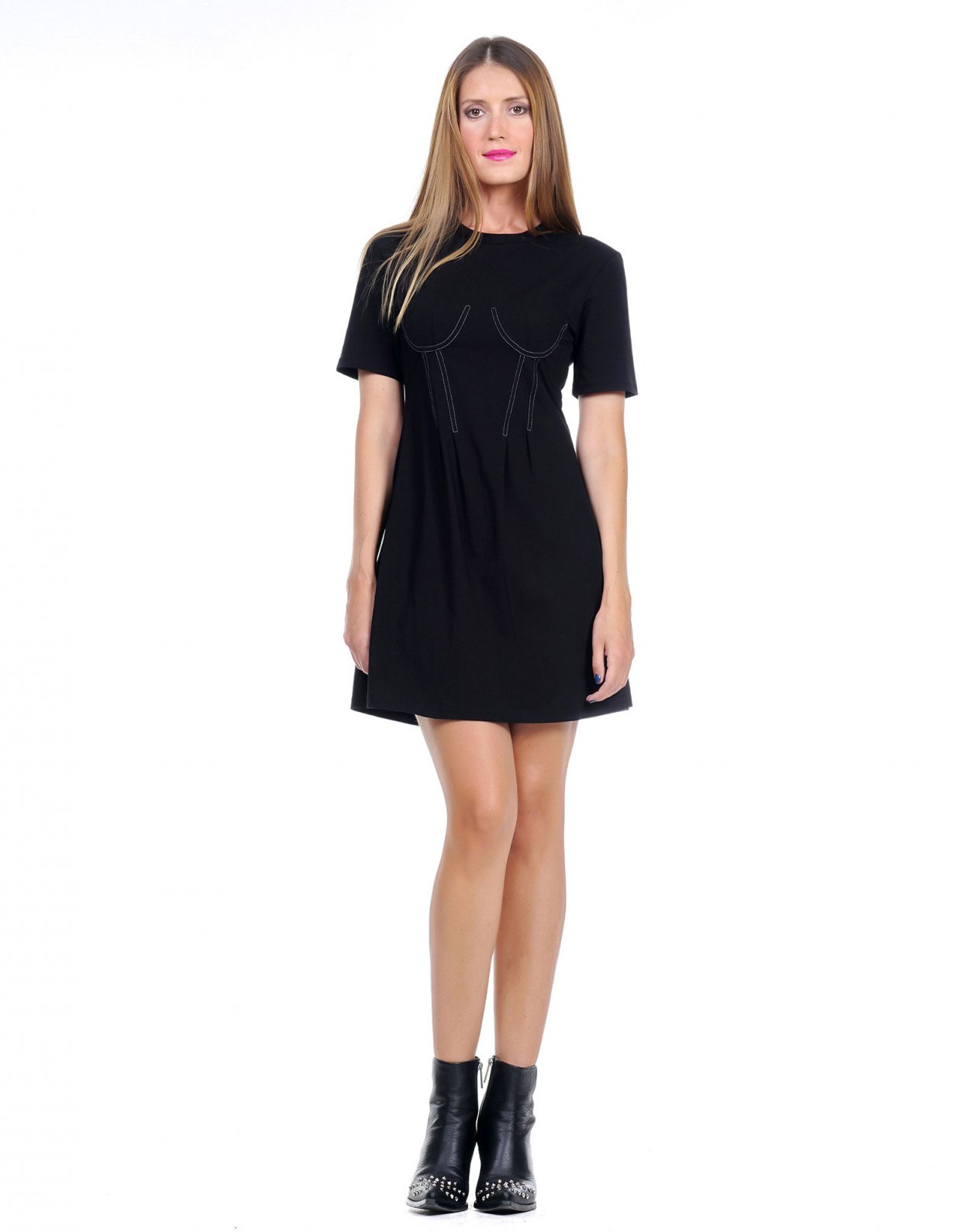 Kendall + Kylie Corset longfit dress