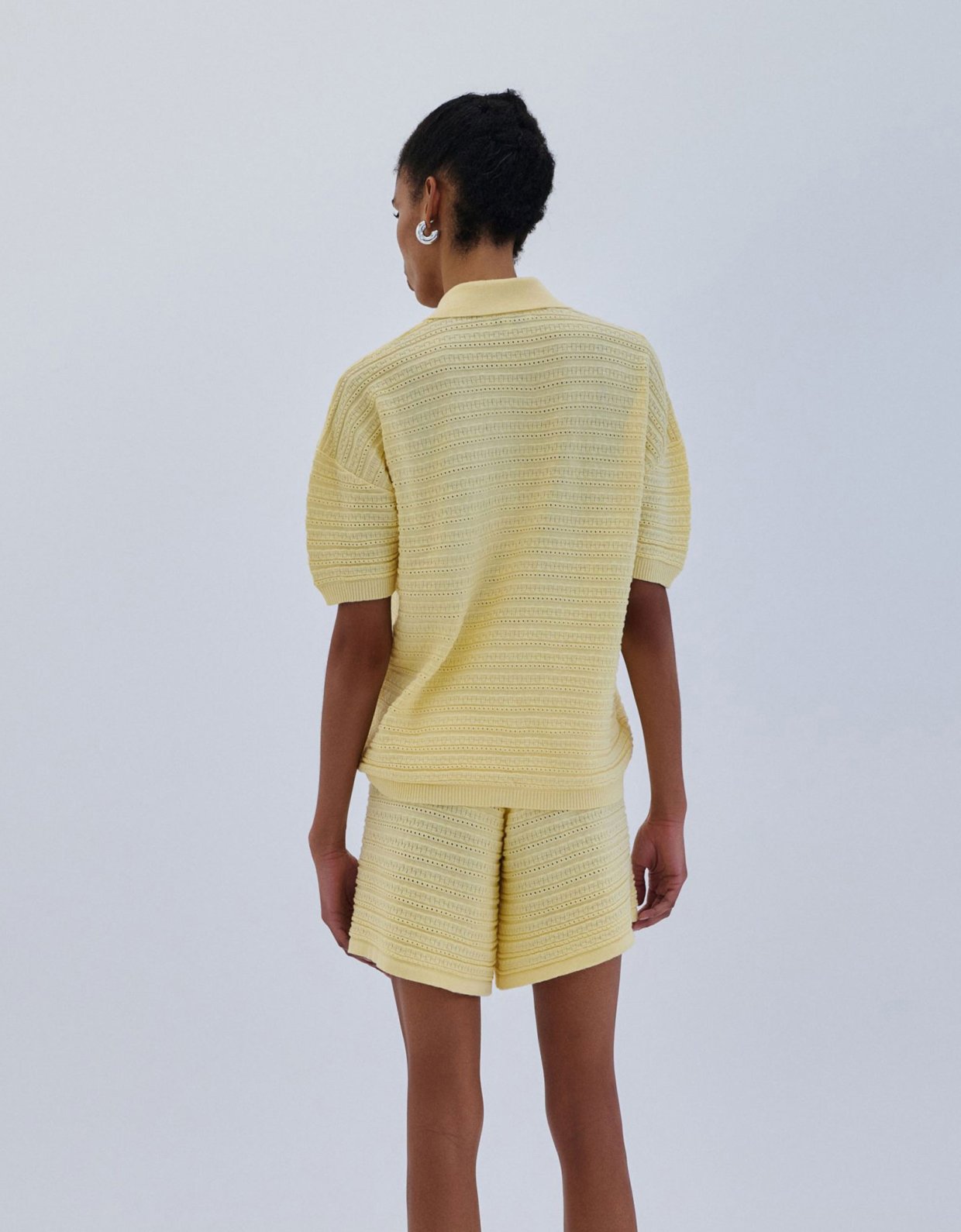 Combos Knitwear Knit shorts banana