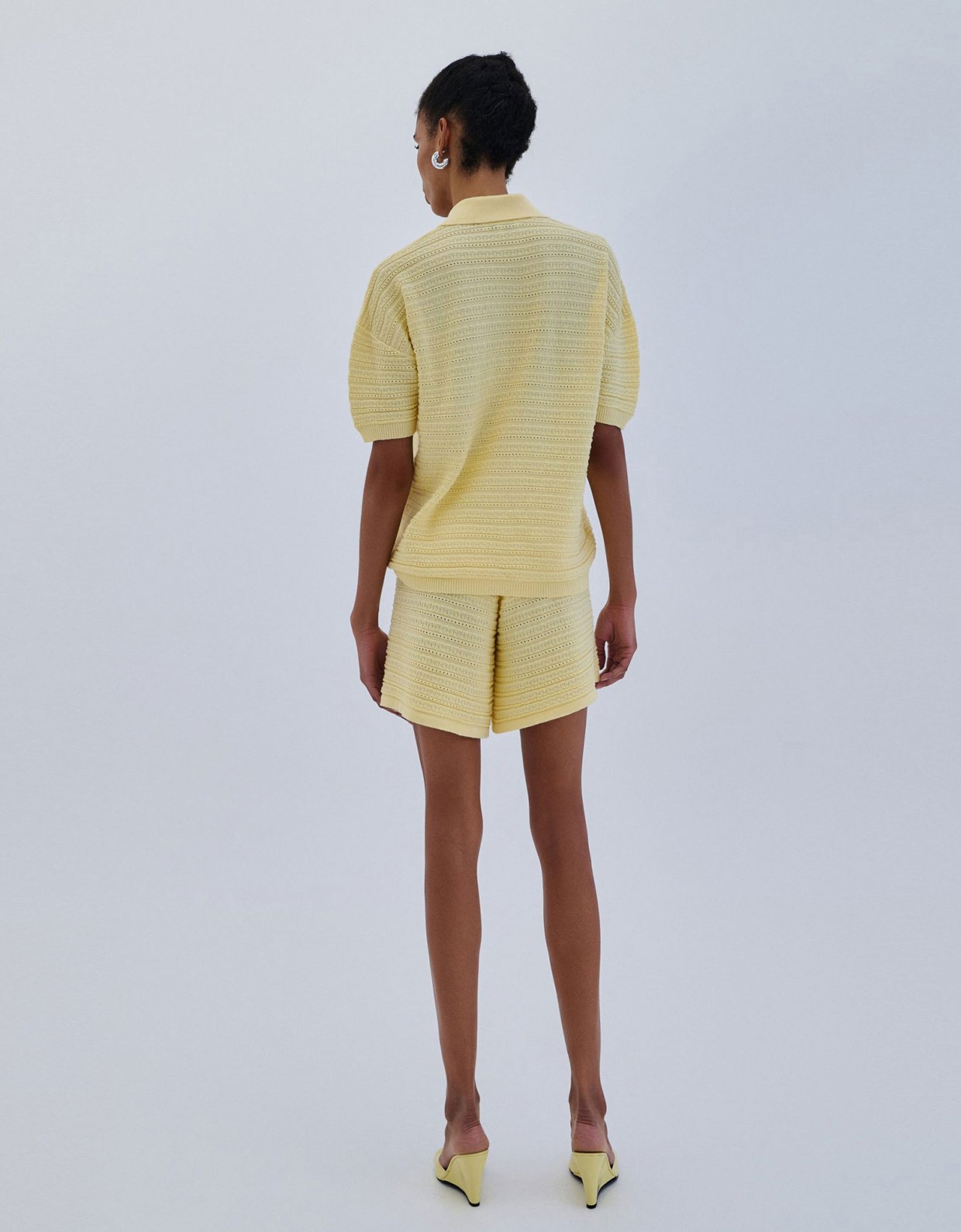 Combos Knitwear Knit shorts banana