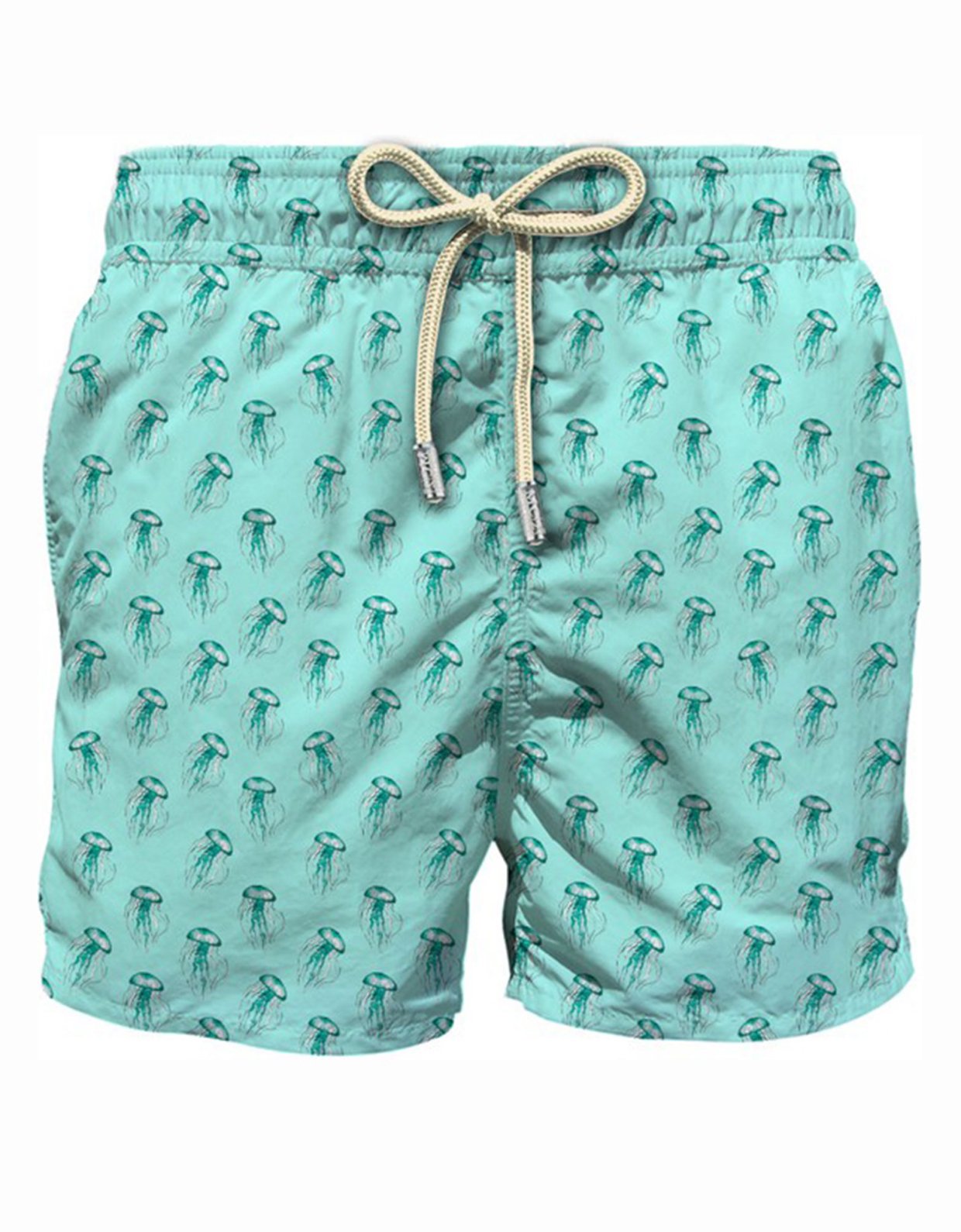 MC2 Saint Barth Aqua green lighting micro swim shorts with jelly dance print