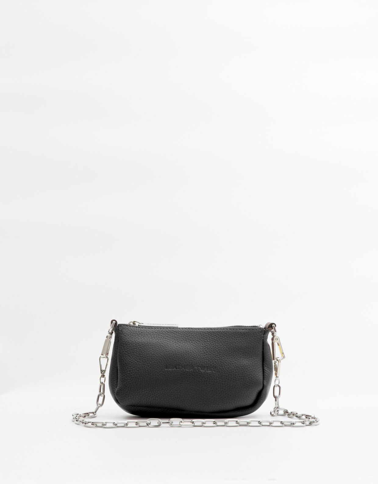 Leather Twist Alter ego bag black