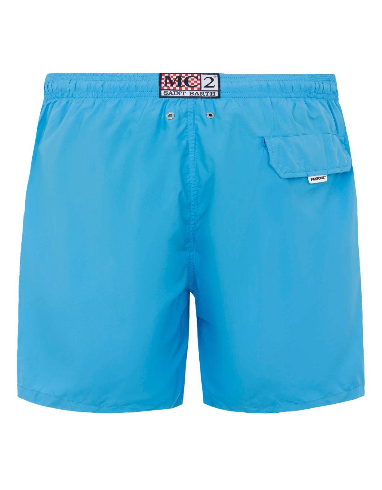 MC2 Saint Barth Lightweight fabric aqua blue swim shorts lighting pantone
