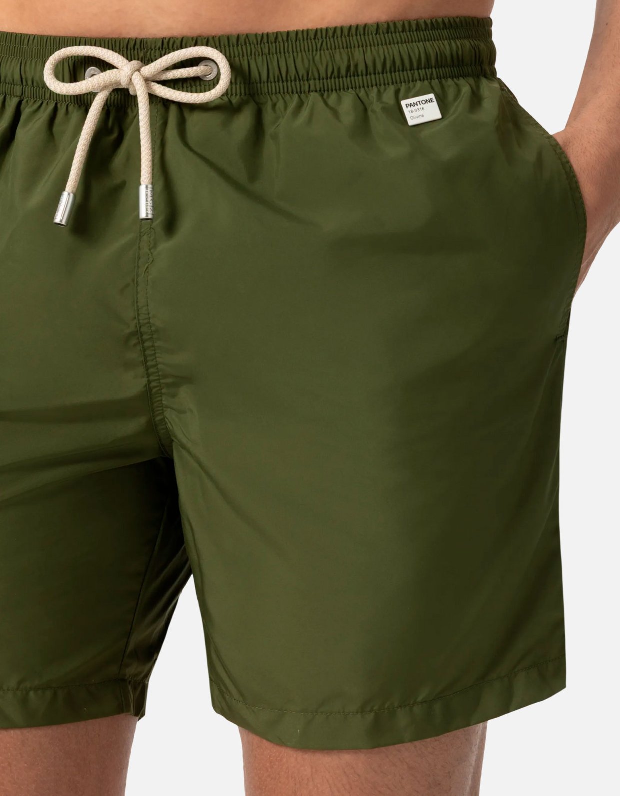 MC2 Saint Barth Lightweight fabric military swim shorts lighting pantone