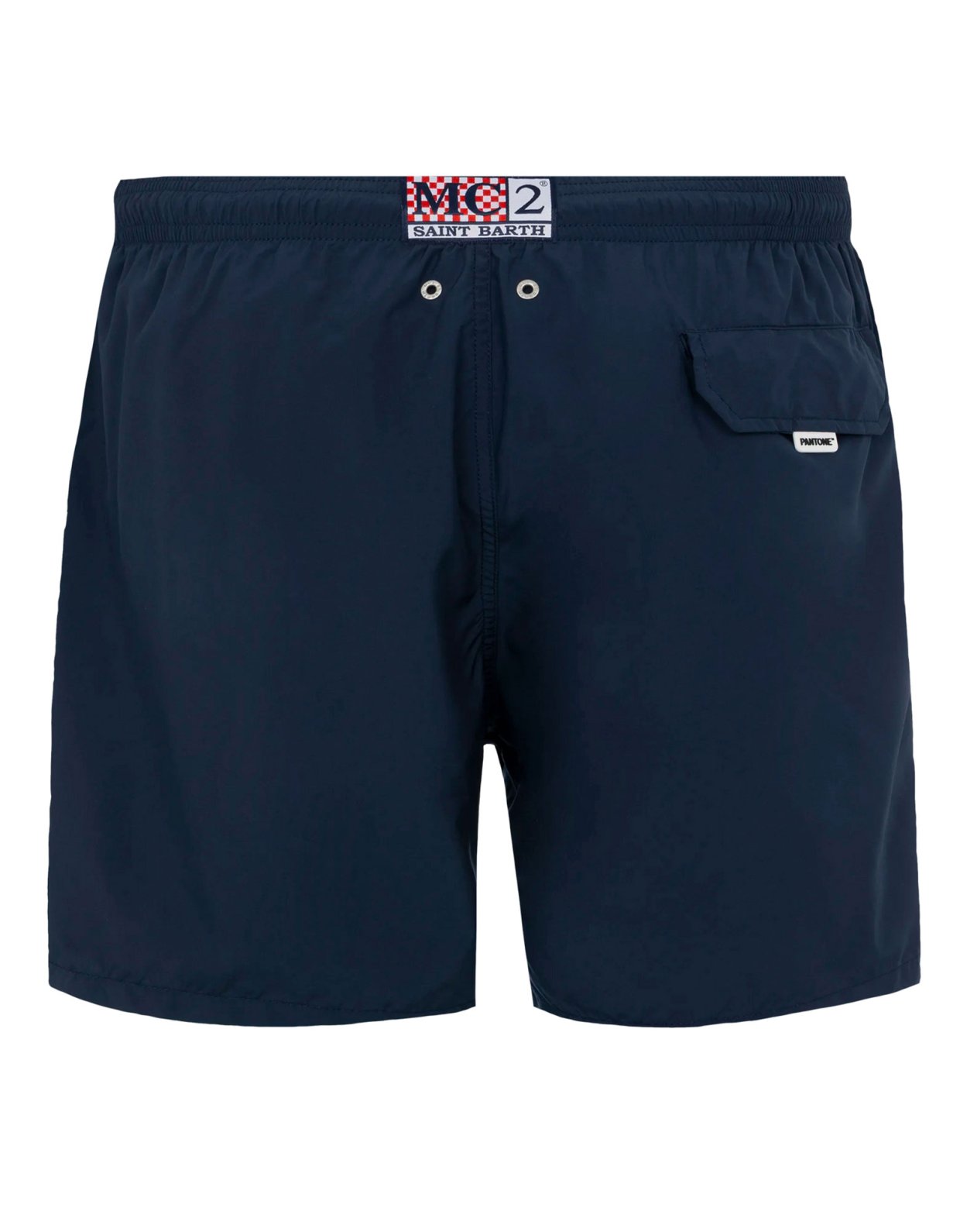 MC2 Saint Barth Lightweight fabric navy blue swim shorts lighting pantone