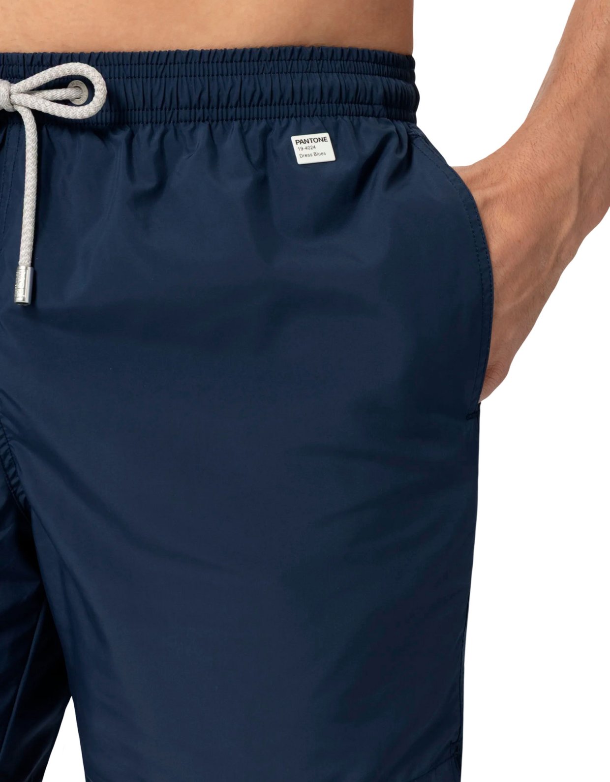 MC2 Saint Barth Lightweight fabric navy blue swim shorts lighting pantone