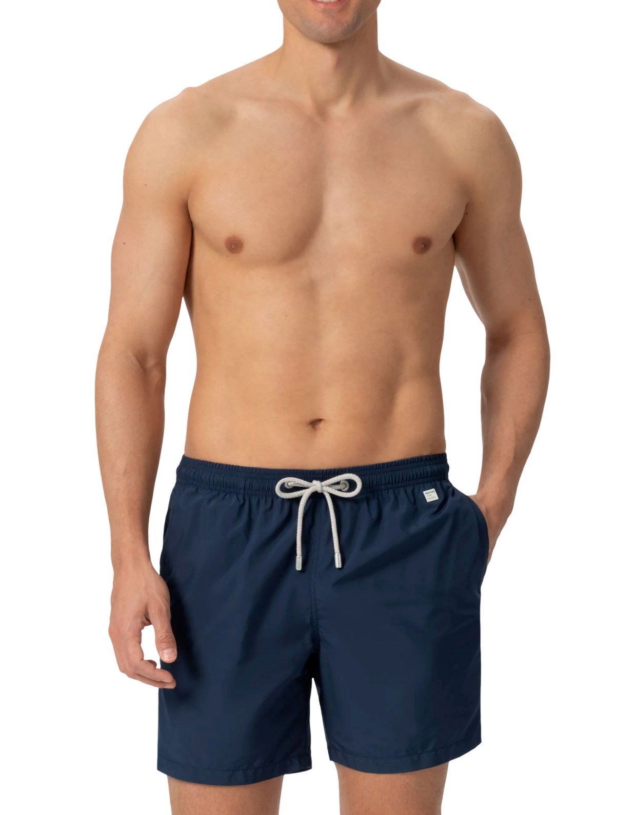MC2 Saint Barth Lightweight fabric navy blue swim shorts lighting pantone