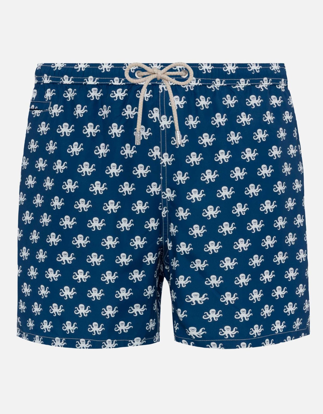 MC2 Saint Barth Lightweight fabric swim shorts lighting with octopus print