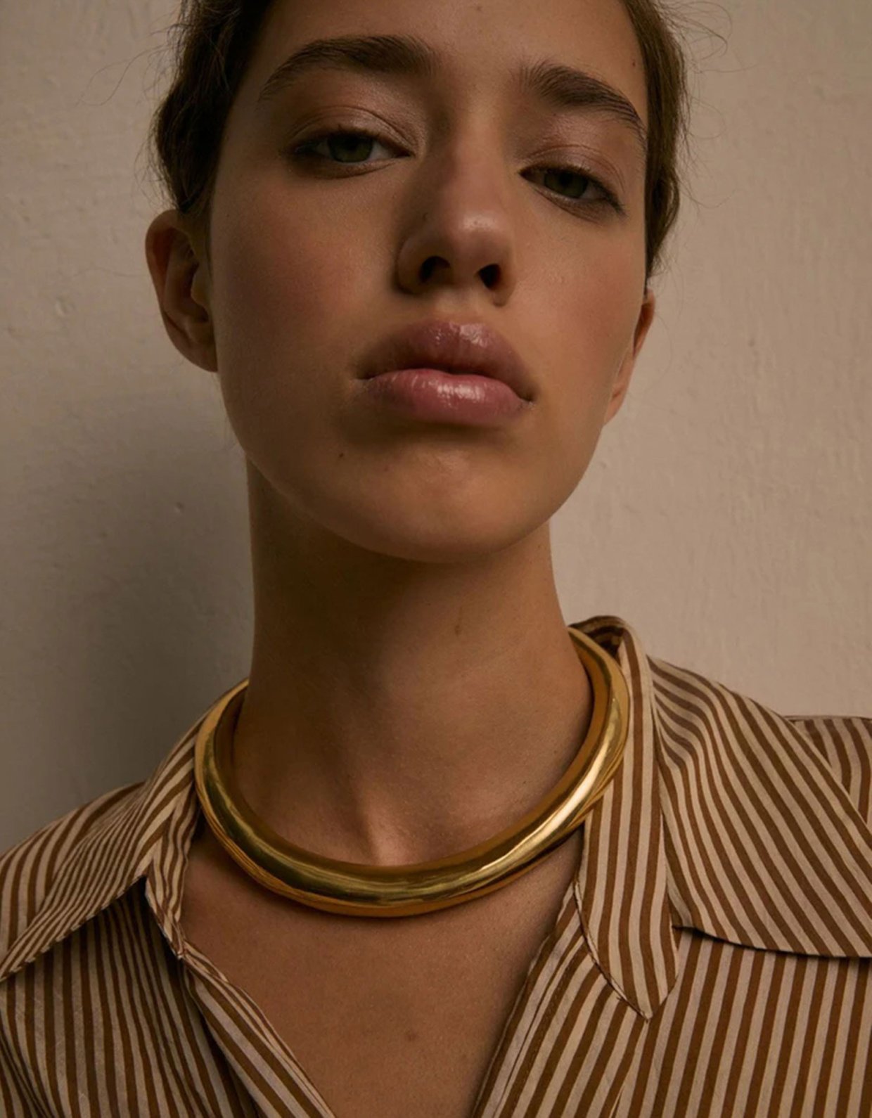 Moncollier Lucina gold necklace