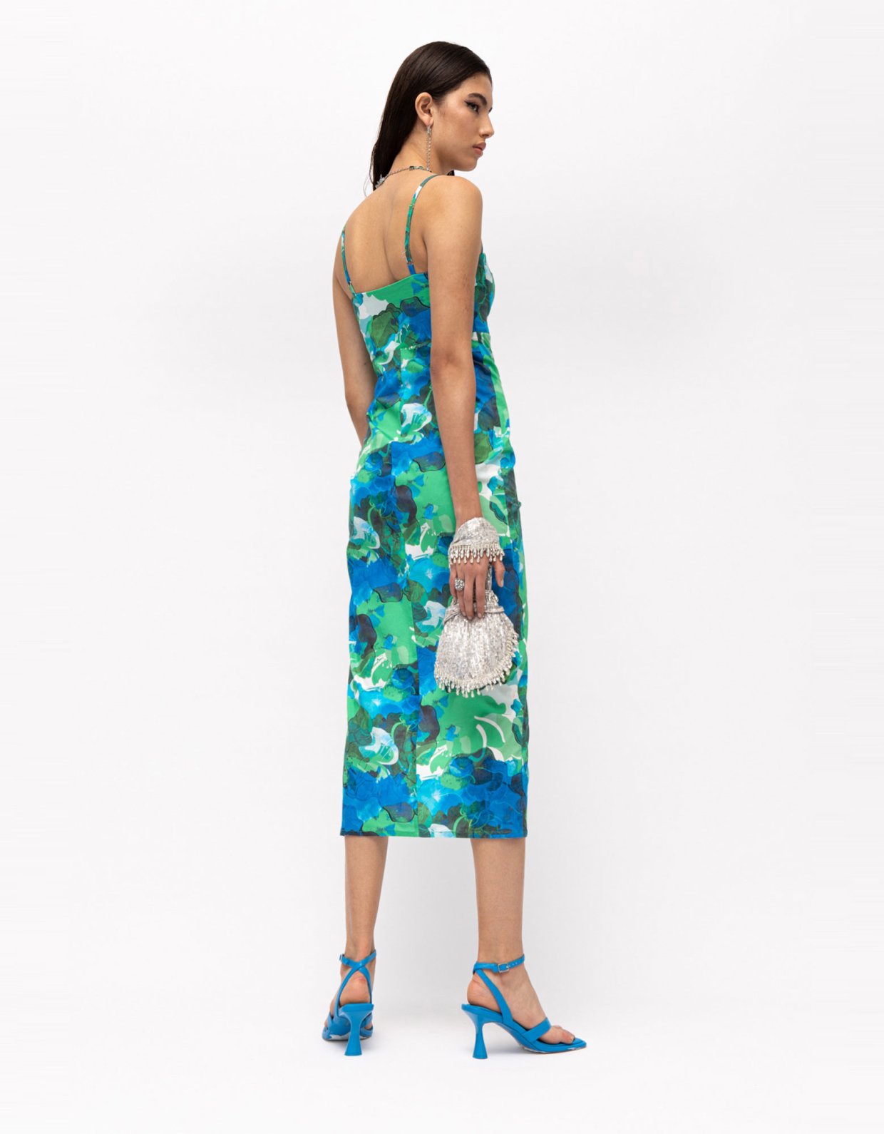 Mallory the label Ophelia dress blue print