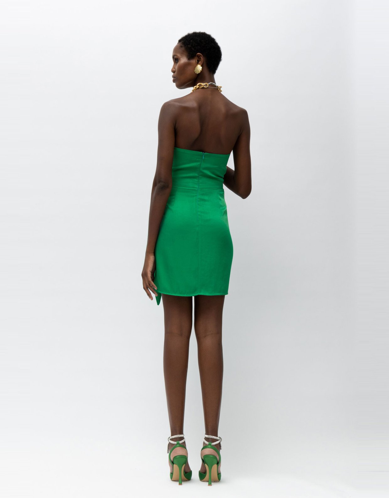 Mallory the label Moira dress green
