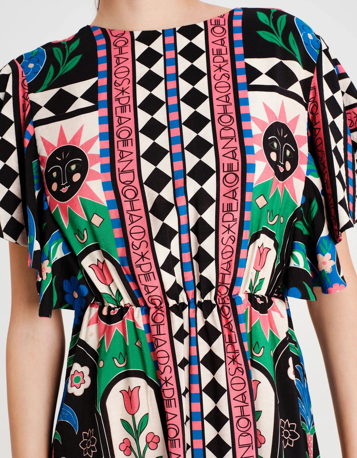 Peace and Chaos Manifestation long dress