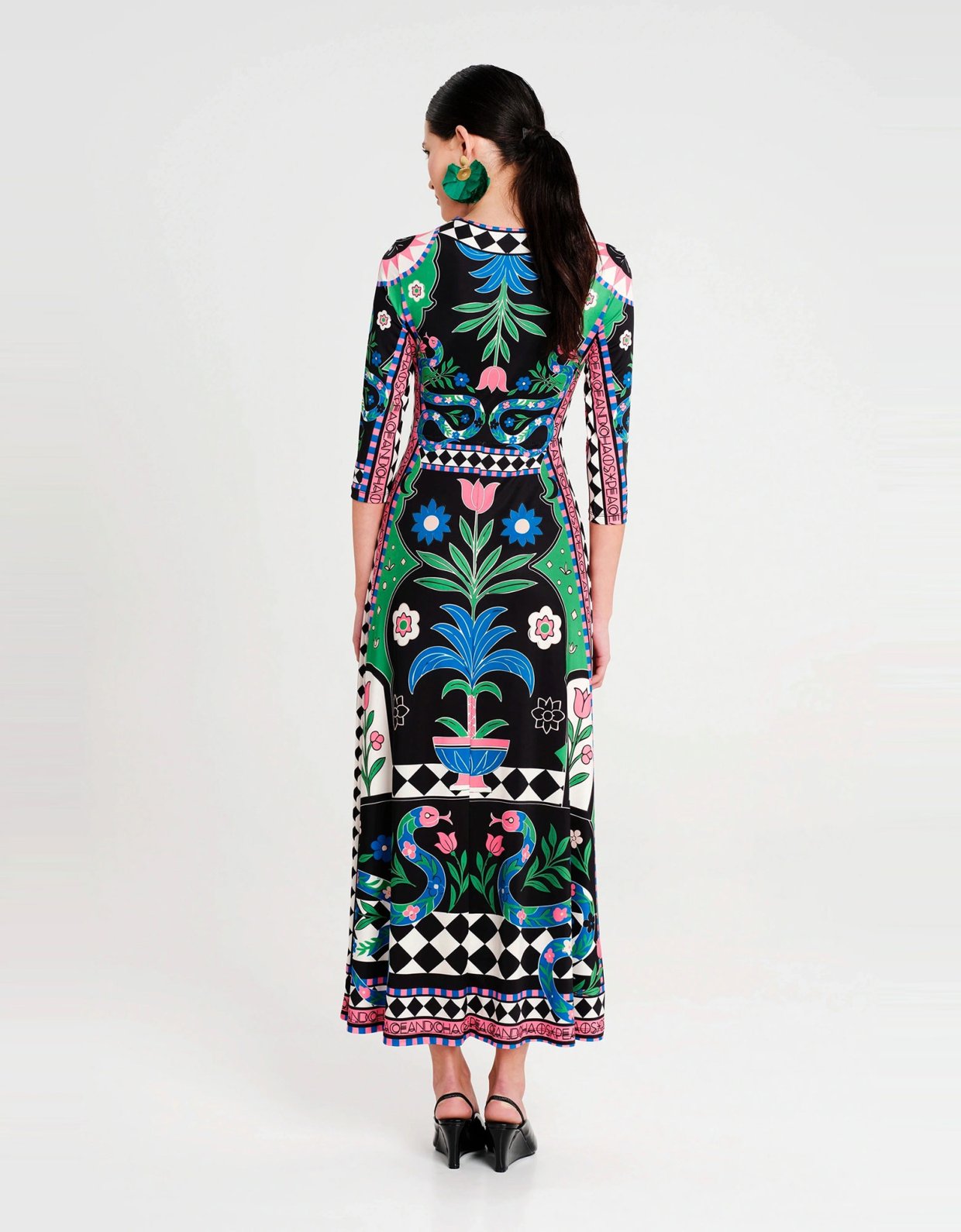 Peace and Chaos Manifestation maxi dress