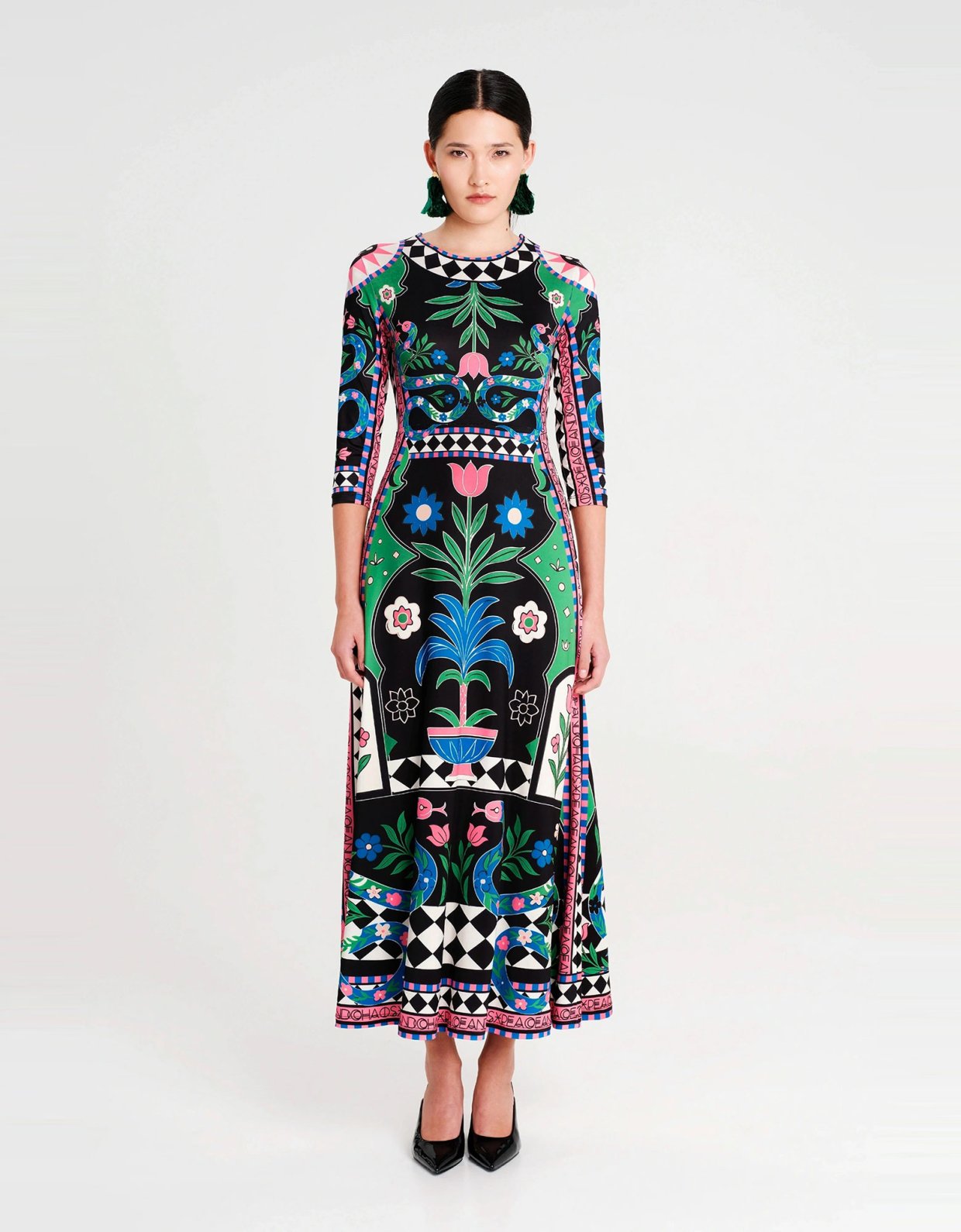 Peace and Chaos Manifestation maxi dress