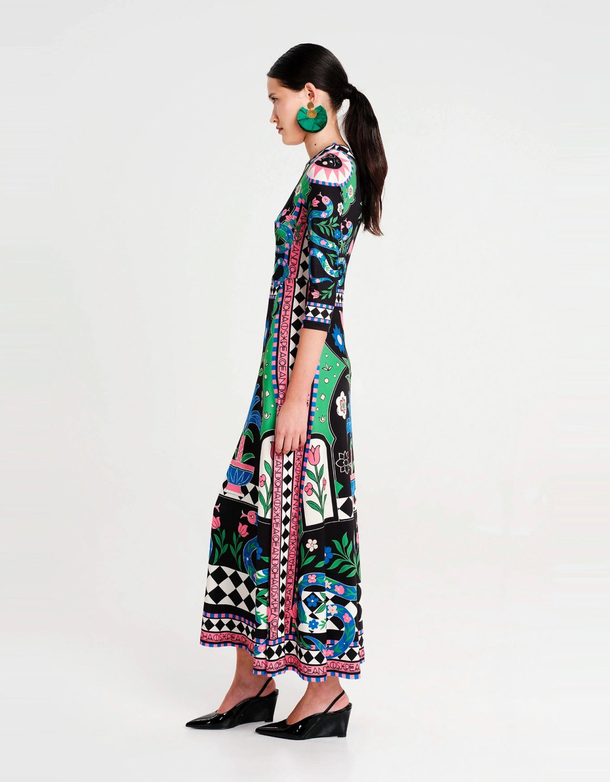 Peace and Chaos Manifestation maxi dress