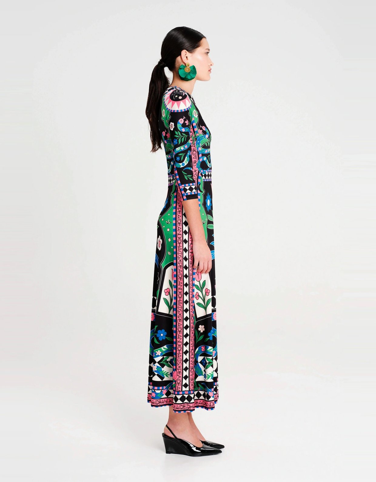 Peace and Chaos Manifestation maxi dress