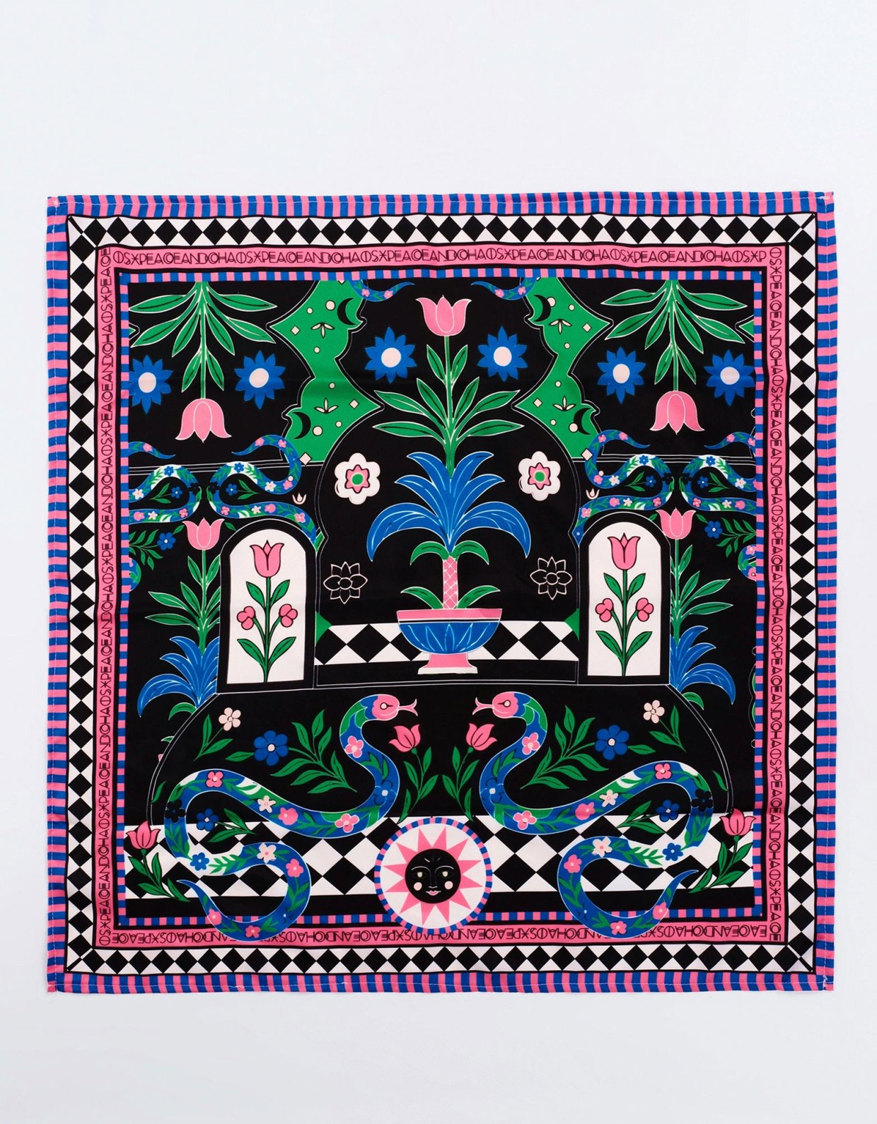 Peace and Chaos Manifestation scarf