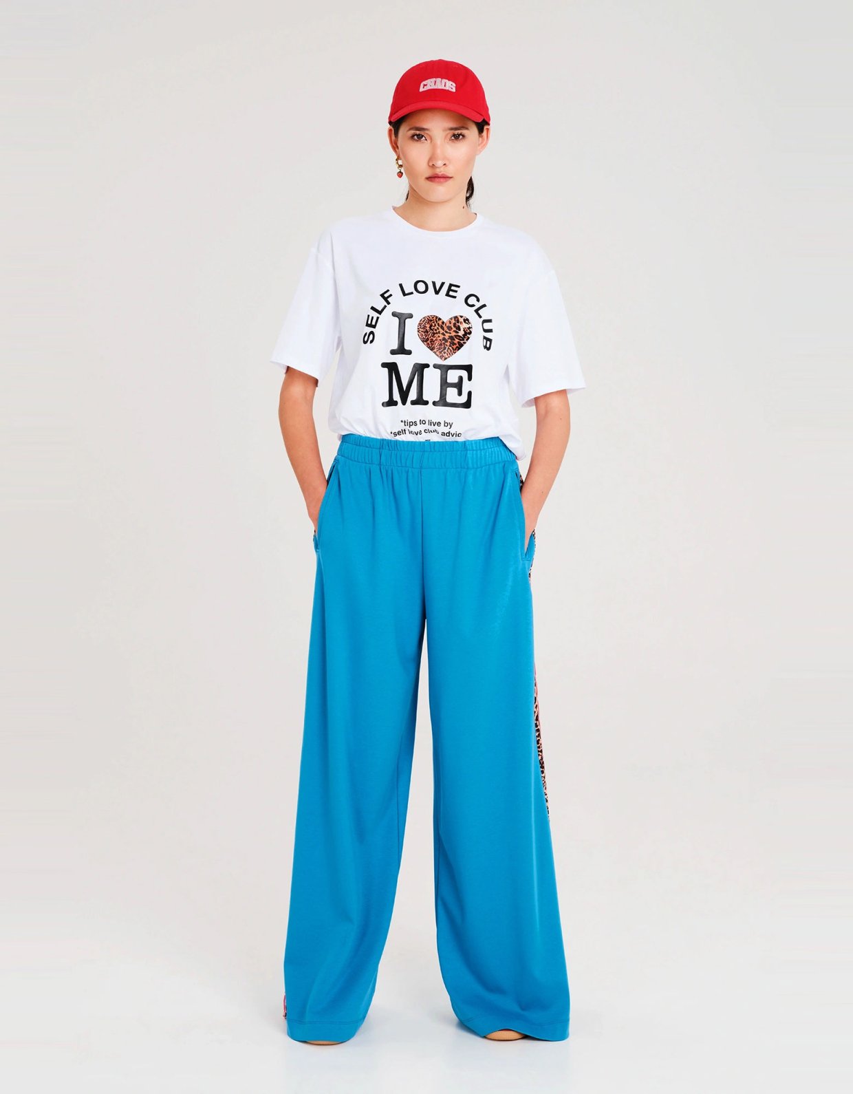 Peace and Chaos Mindfulness pants blue