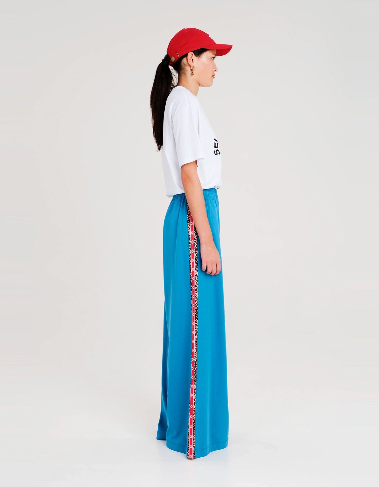 Peace and Chaos Mindfulness pants blue