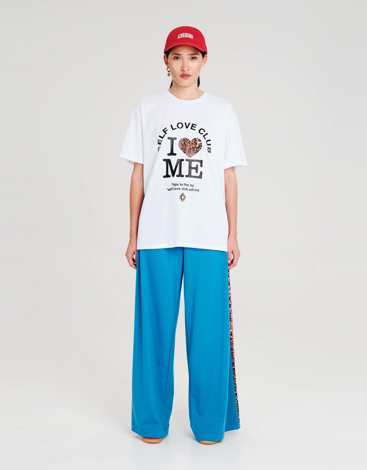 Peace and Chaos Mindfulness t-shirt white