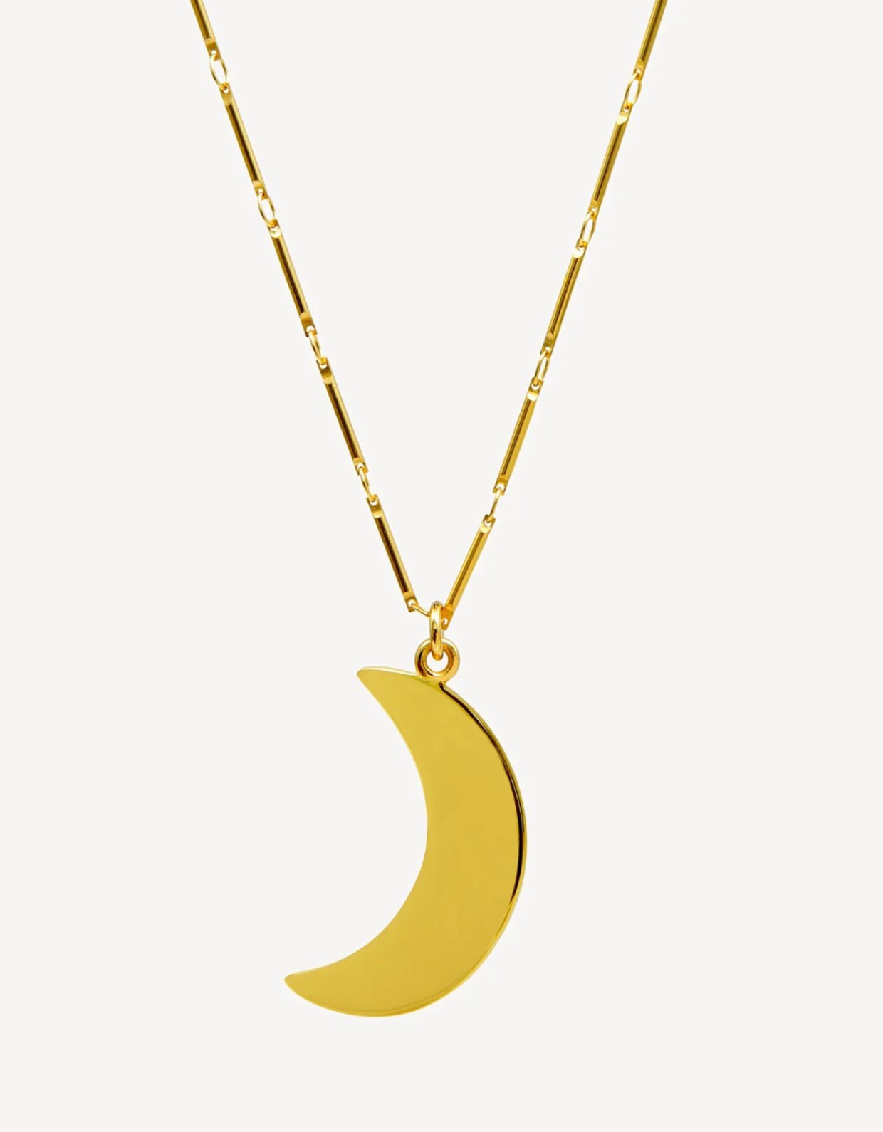 Moncollier Moon gold necklace