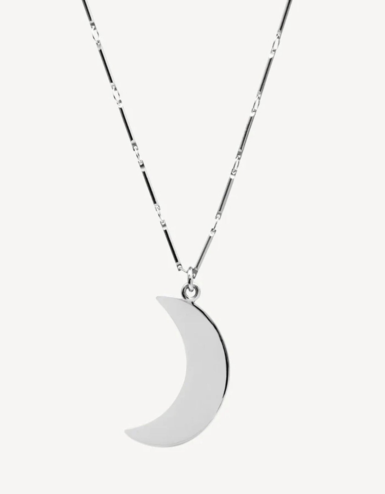Moncollier Moon silver necklace