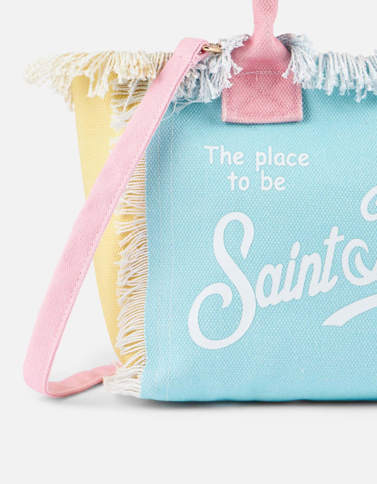 MC2 Saint Barth Multicolor patch cotton canvas Colette handbag