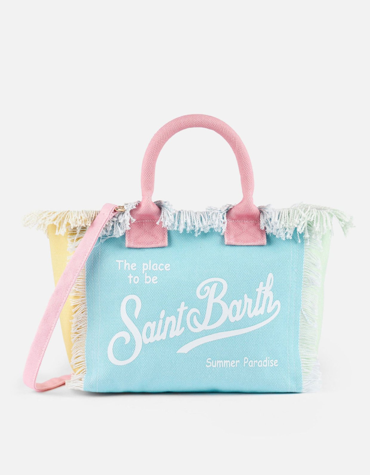 MC2 Saint Barth Multicolor patch cotton canvas Colette handbag