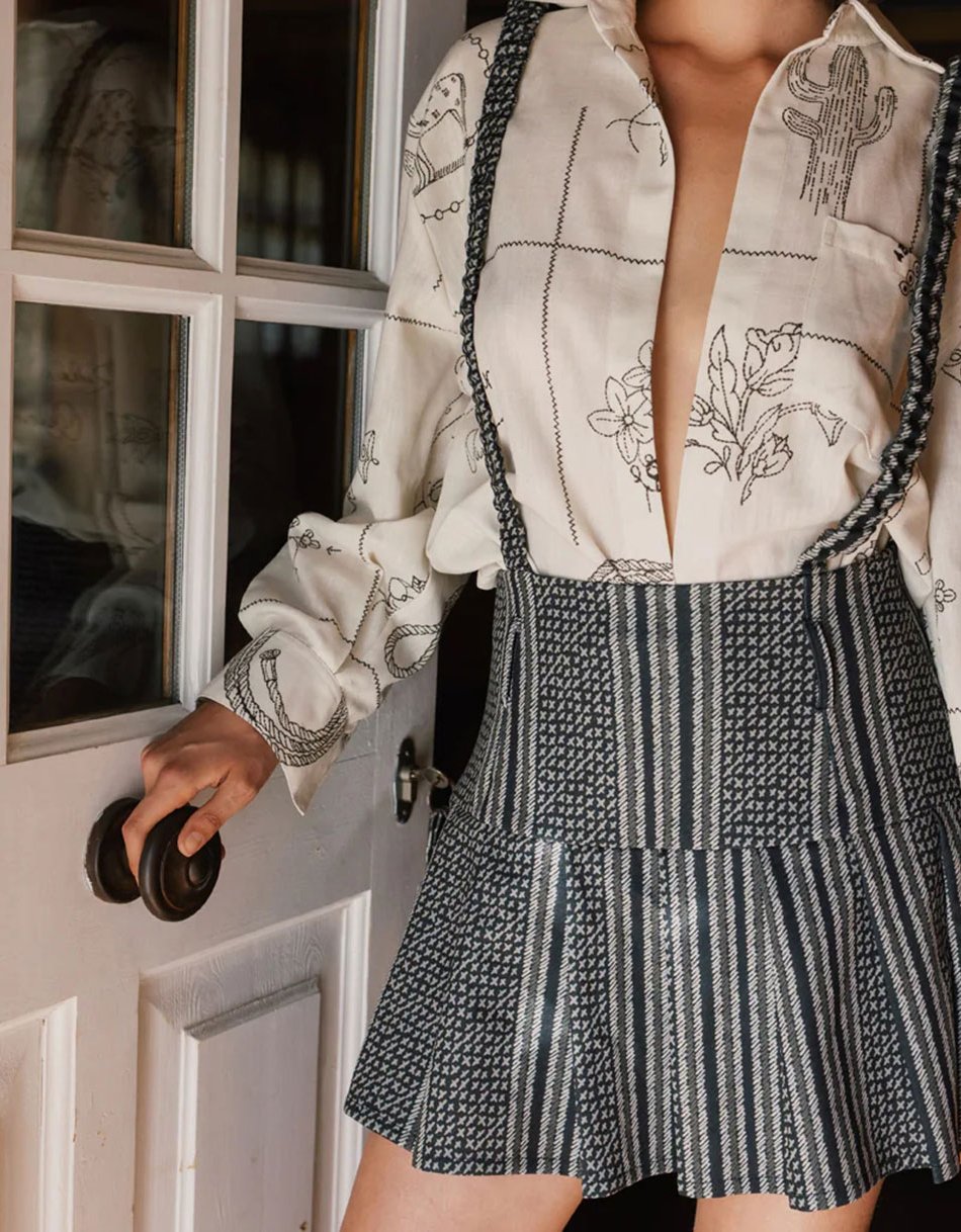 Abstracto Saloon unisex shirt chaki