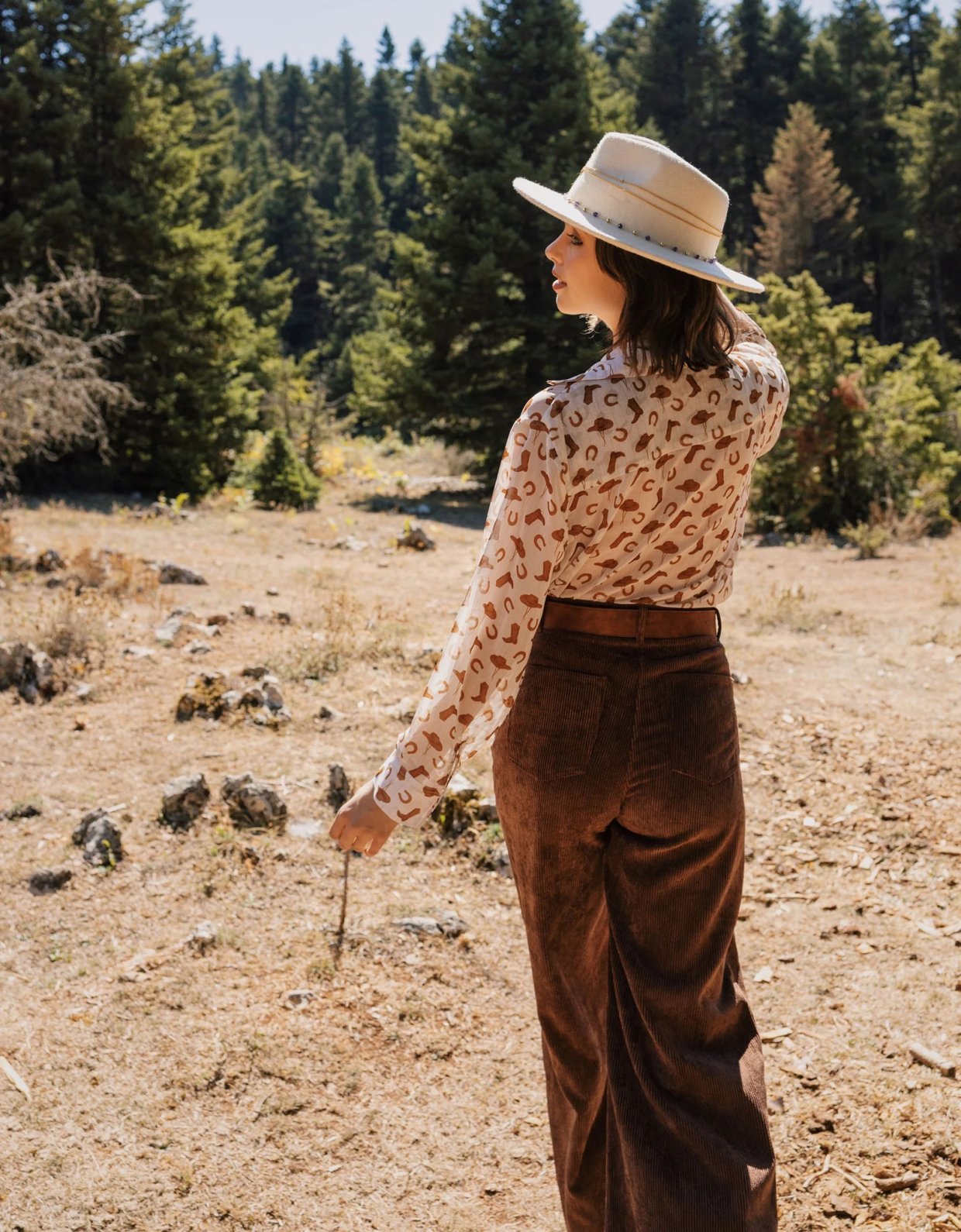 Abstracto Phoebe unisex shirt white