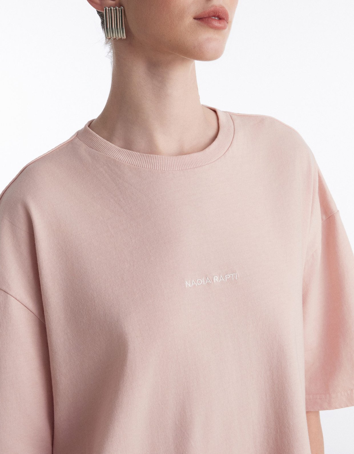 Nadia Rapti Flower bloom t-shirt M/W pink